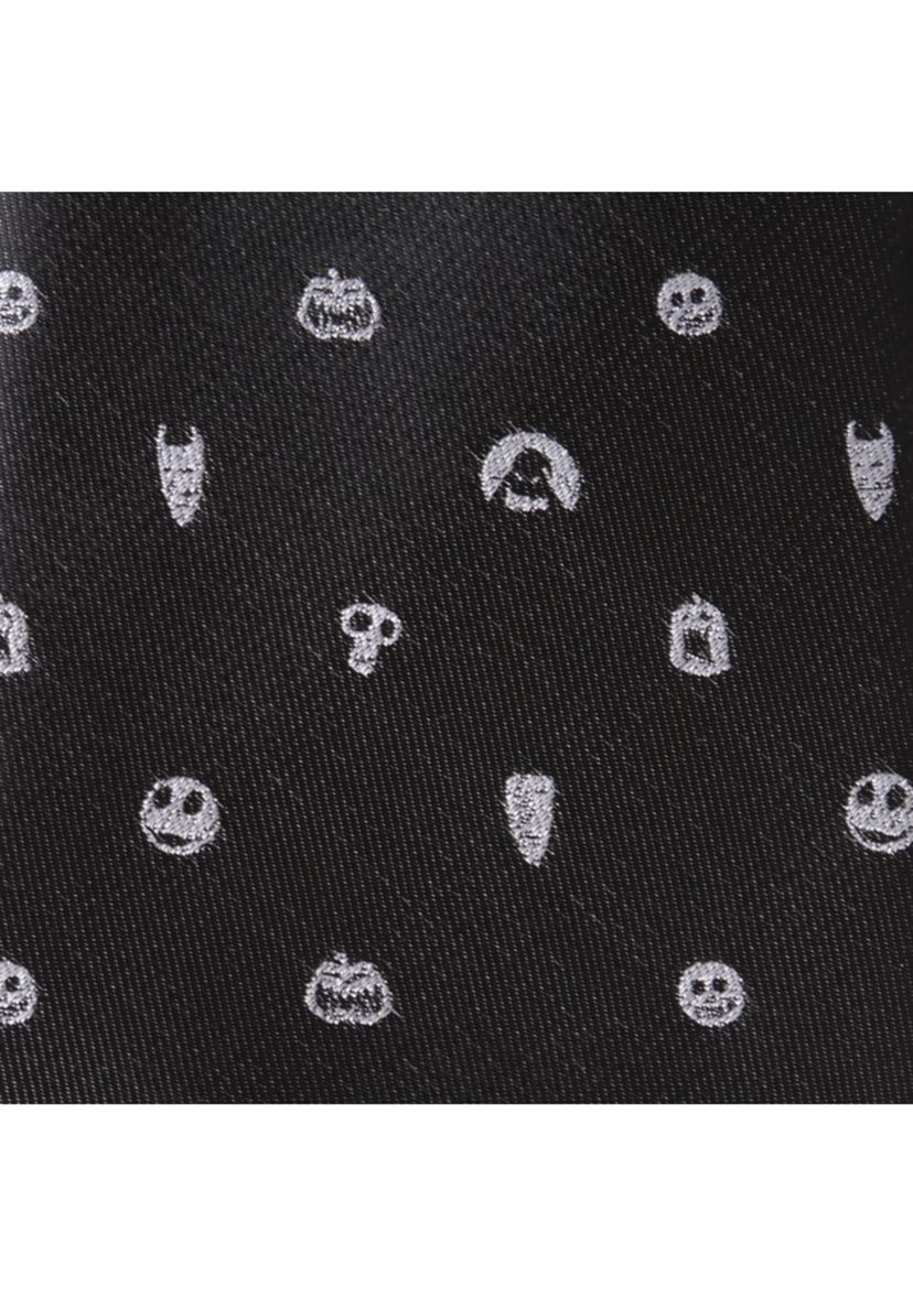 Nightmare Before Christmas Black Gray Tie