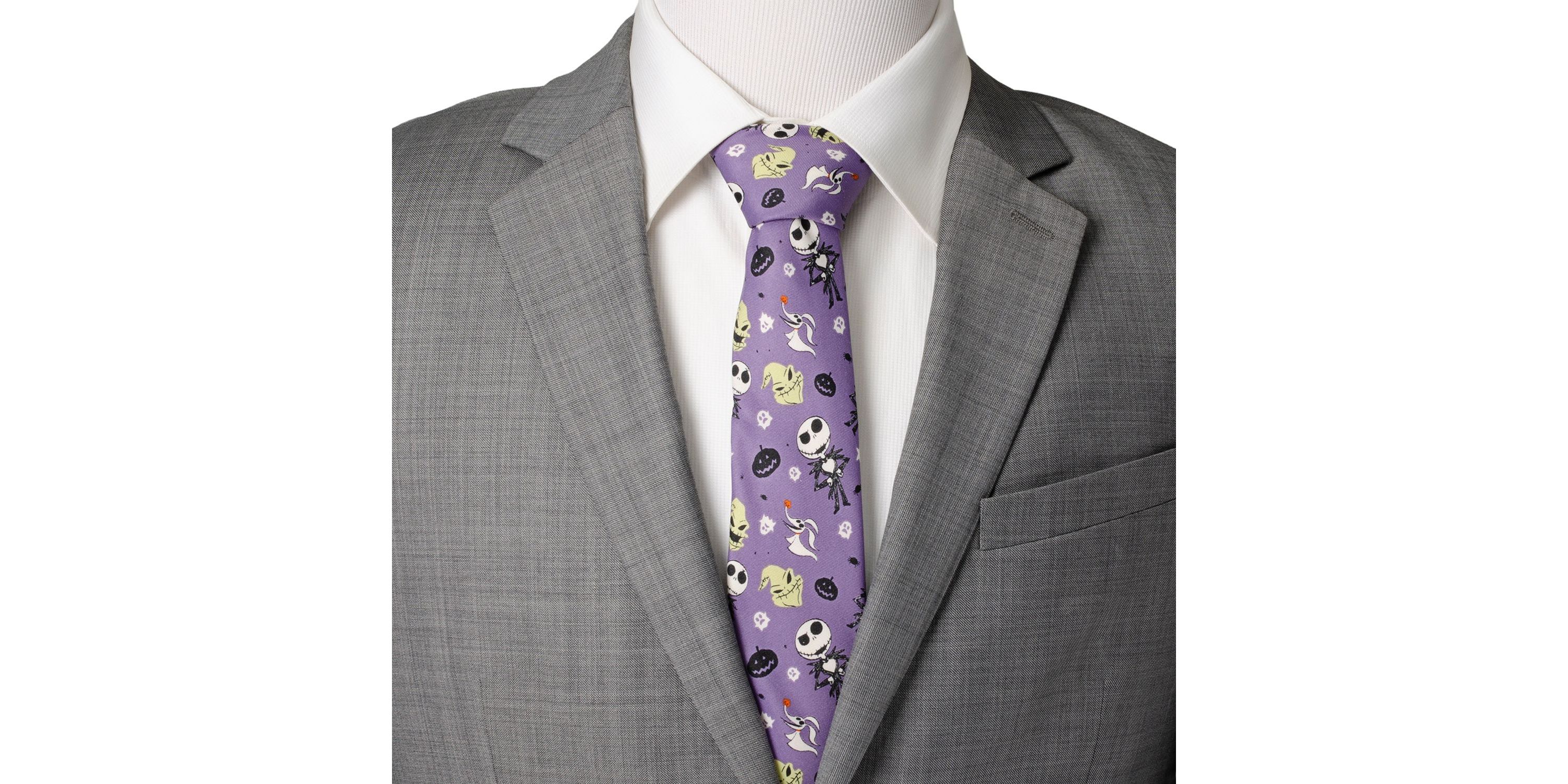 Nightmare Before Christmas Purple Tie