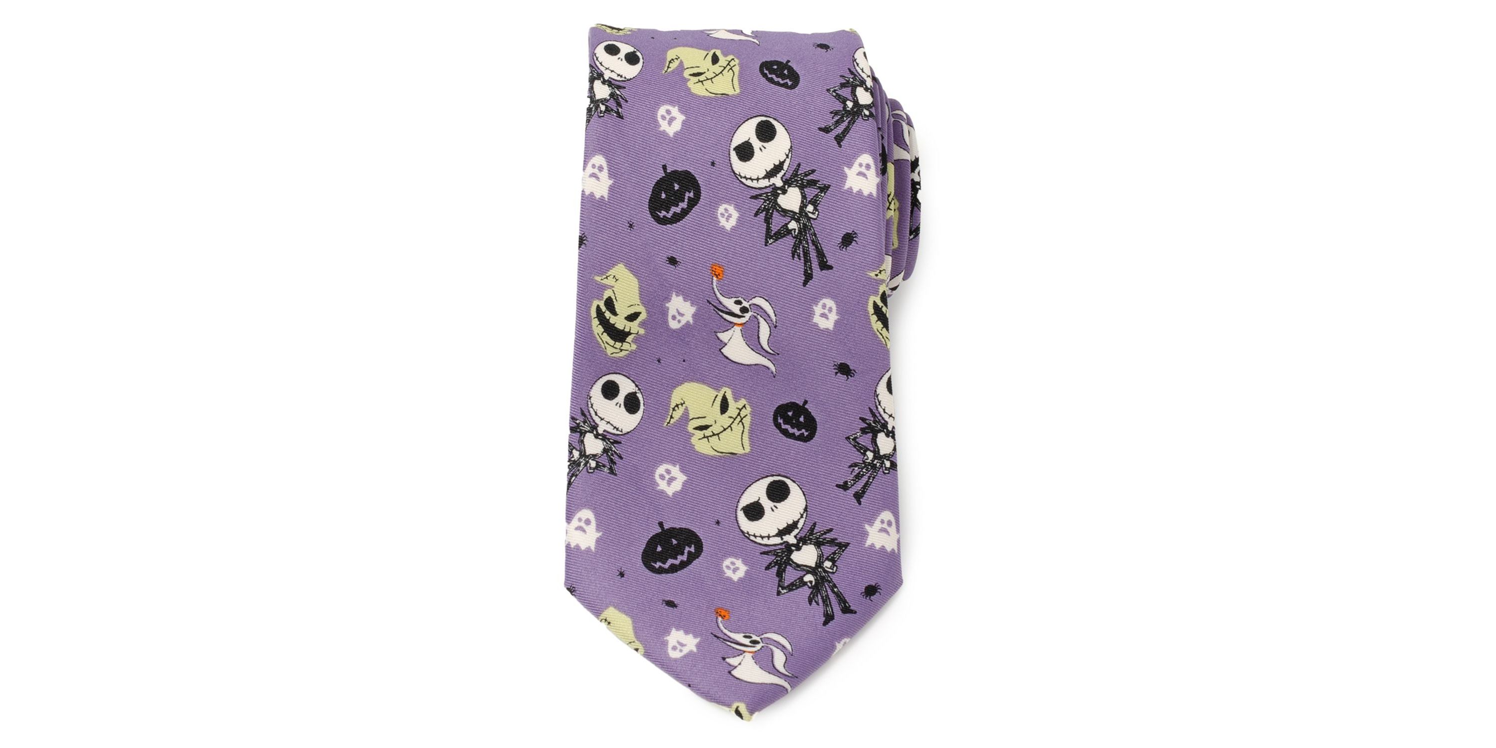 Nightmare Before Christmas Purple Tie