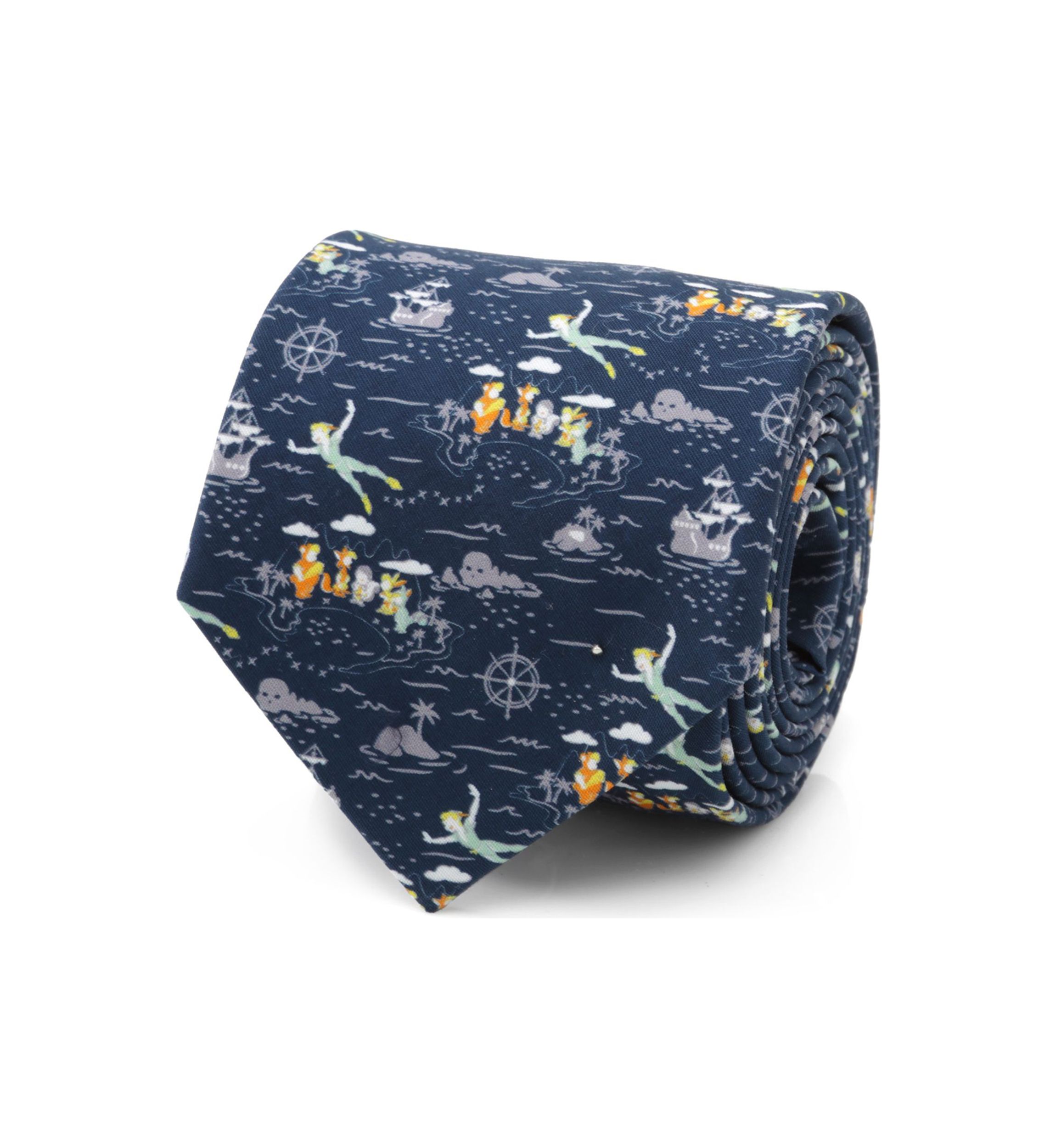 Peter Pan Flying Blue Tie
