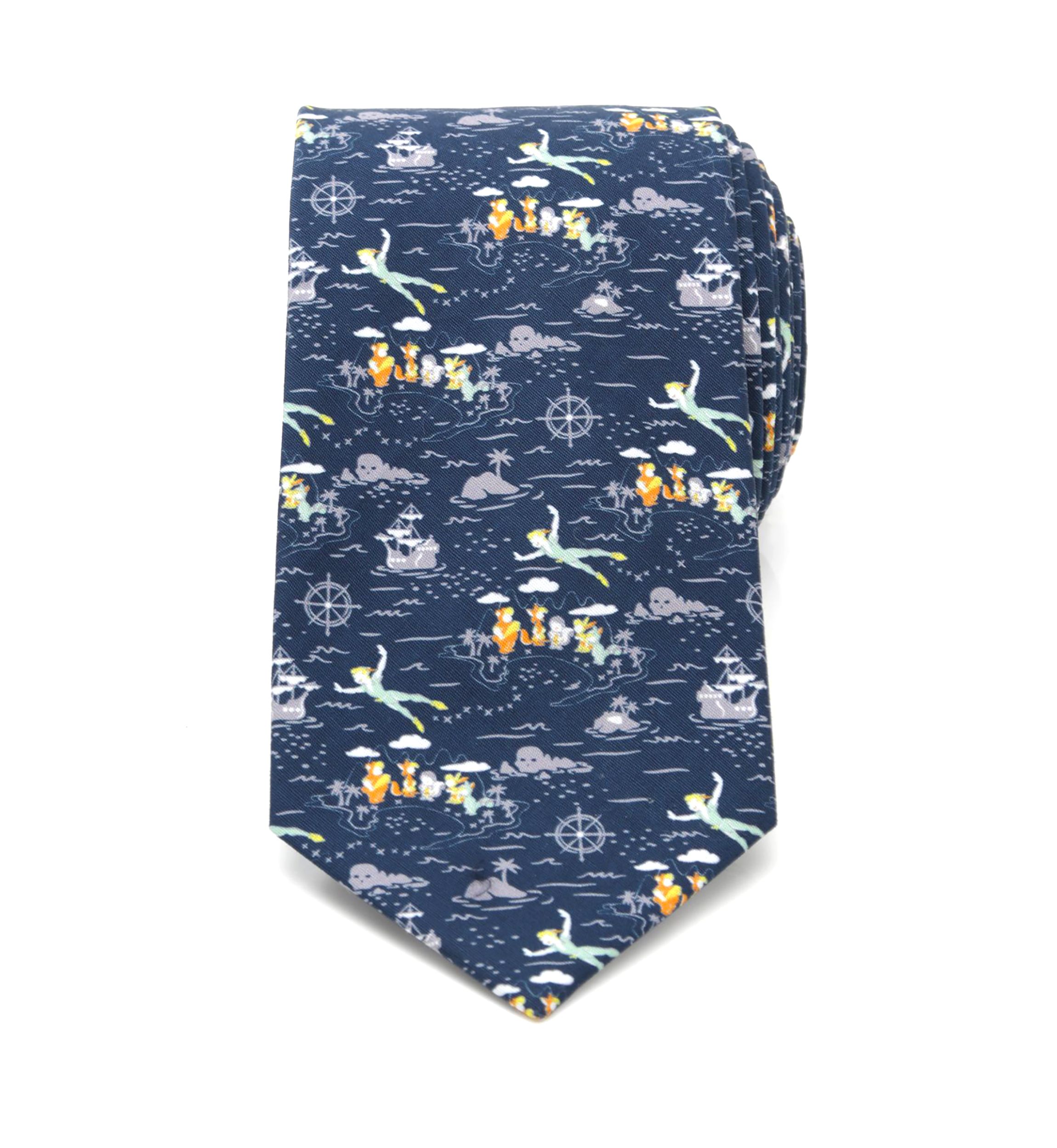 Peter Pan Flying Blue Tie