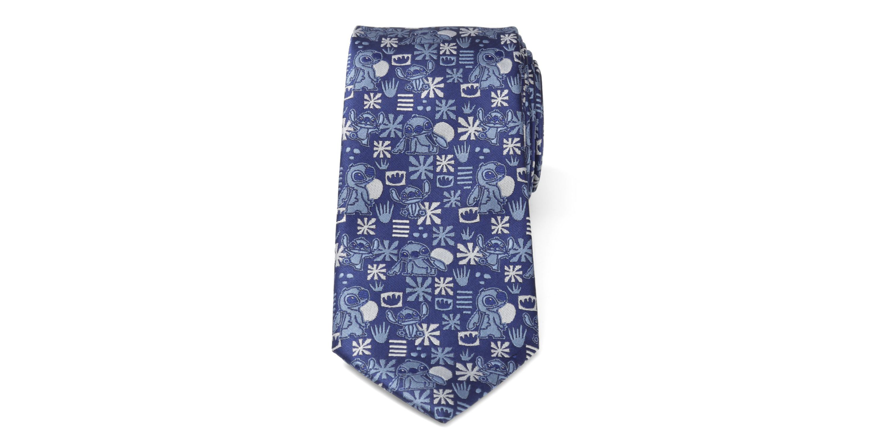 Stitch Blue Tropical Tie