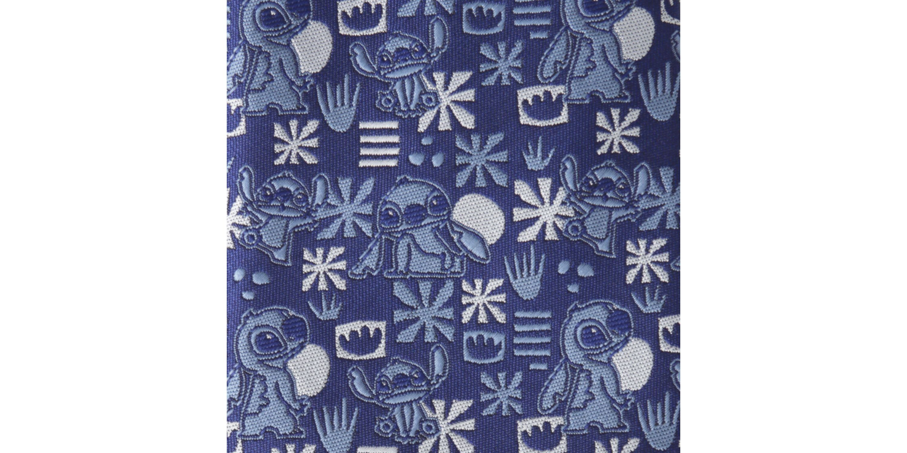 Stitch Blue Tropical Tie