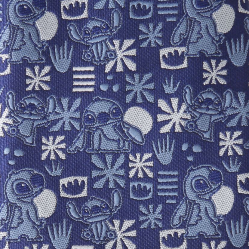 Stitch Blue Tropical Tie