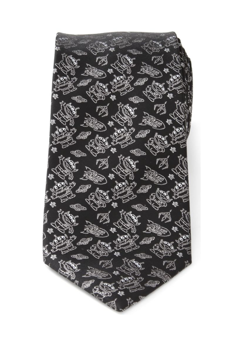 Toy Story Alien Print Black Tie