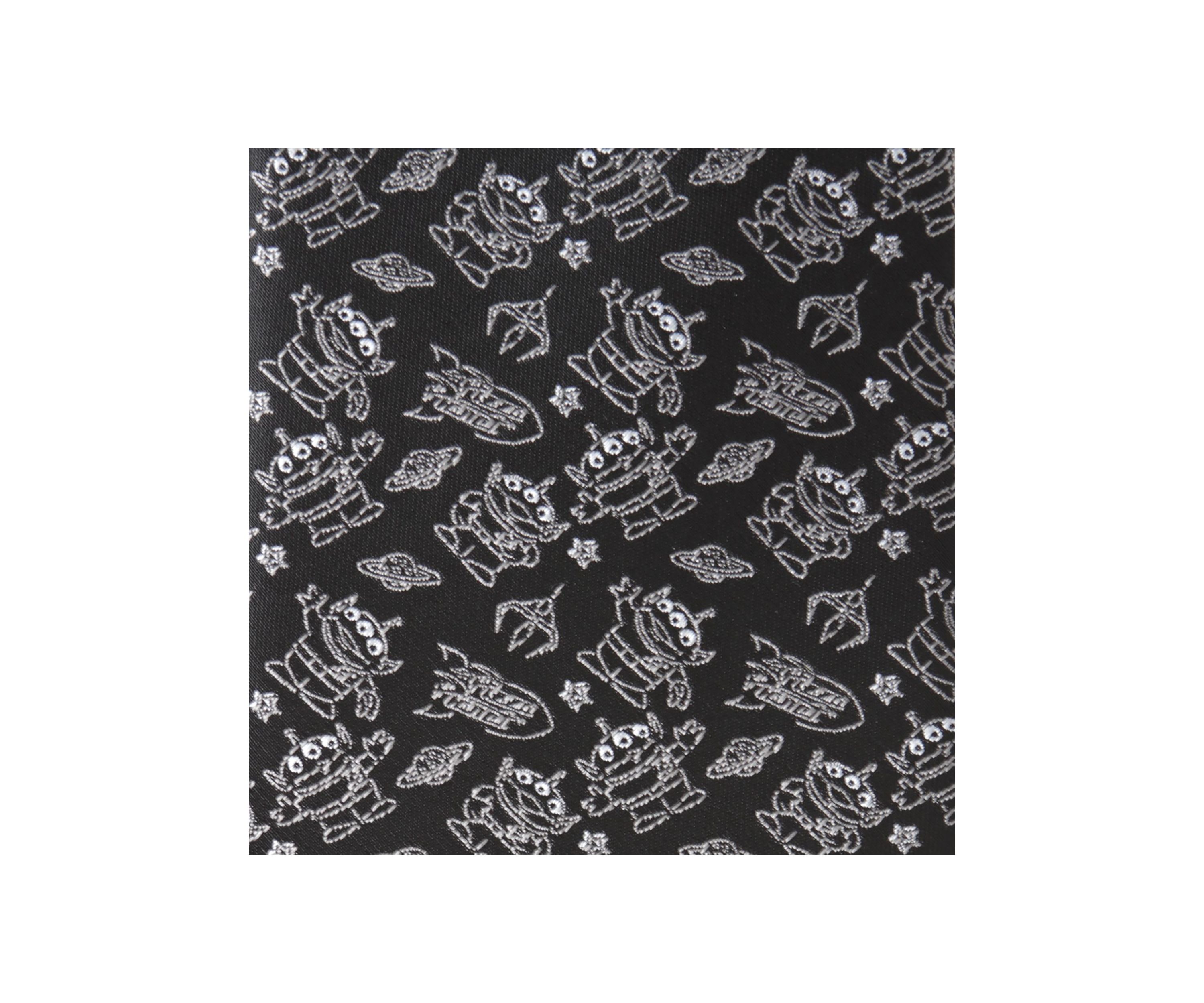 Toy Story Alien Print Black Tie