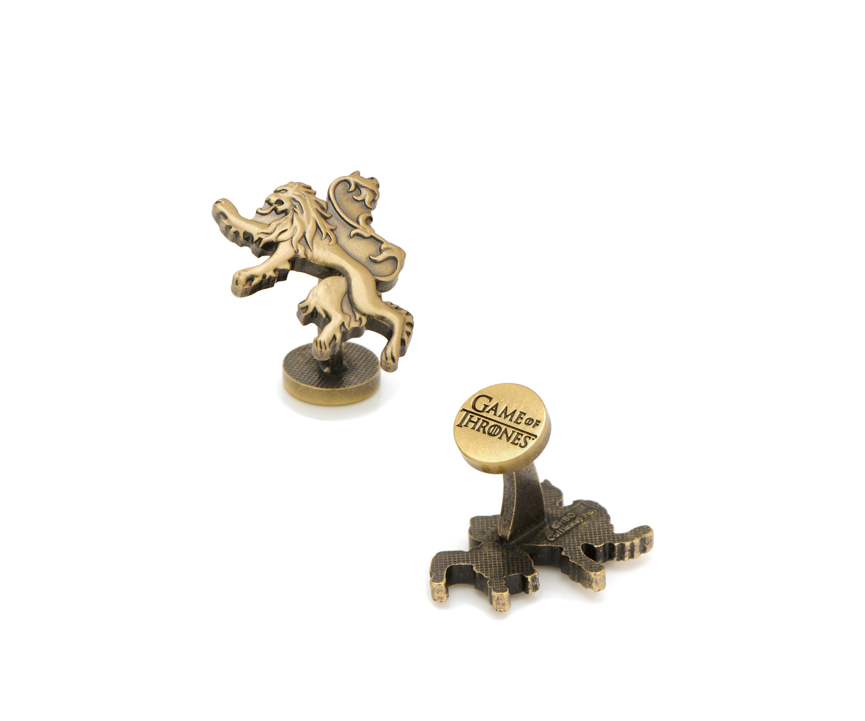 Game of Thrones Lannister Lion Sigil Cufflinks