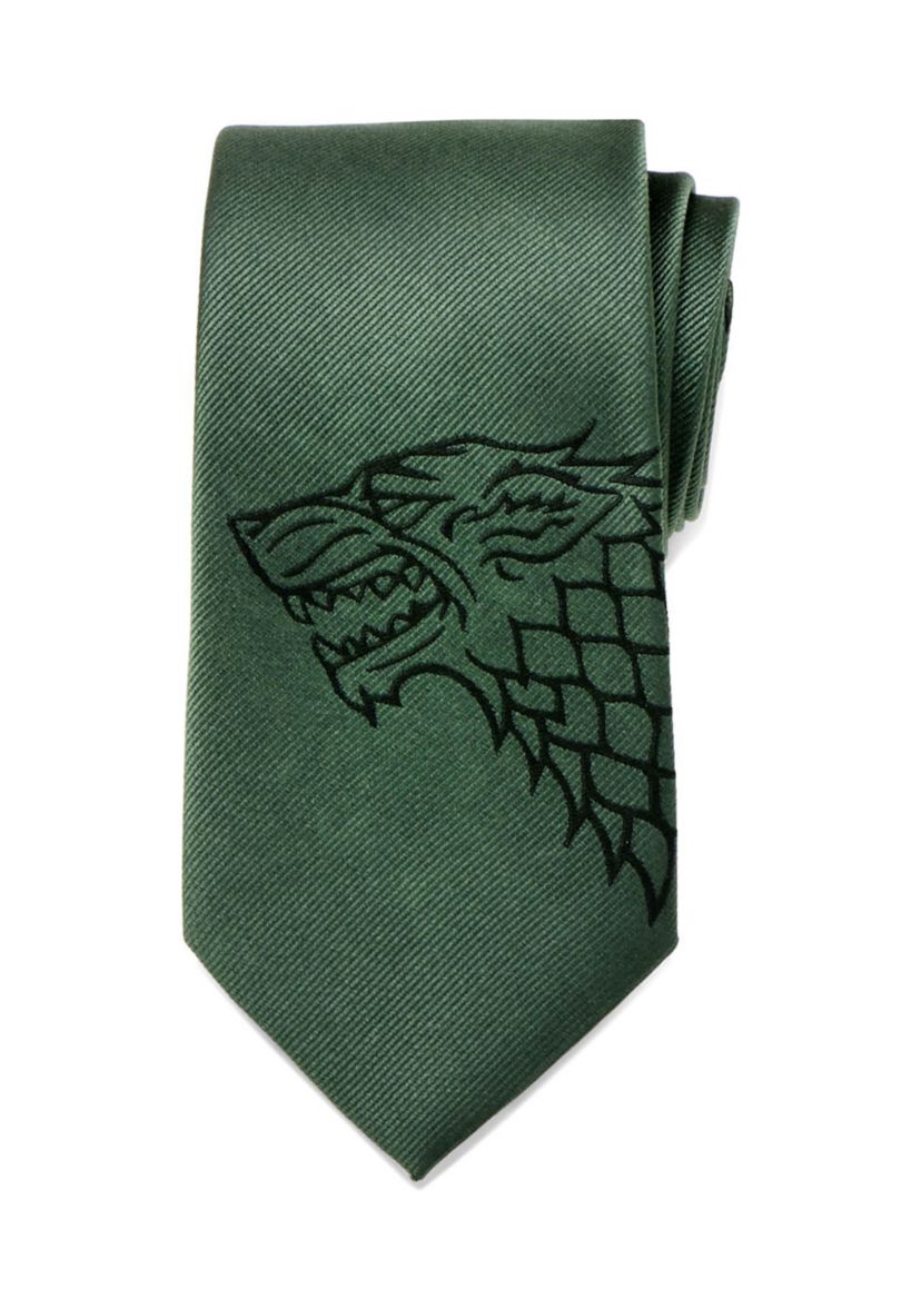 Stark Direwolf Green Tie