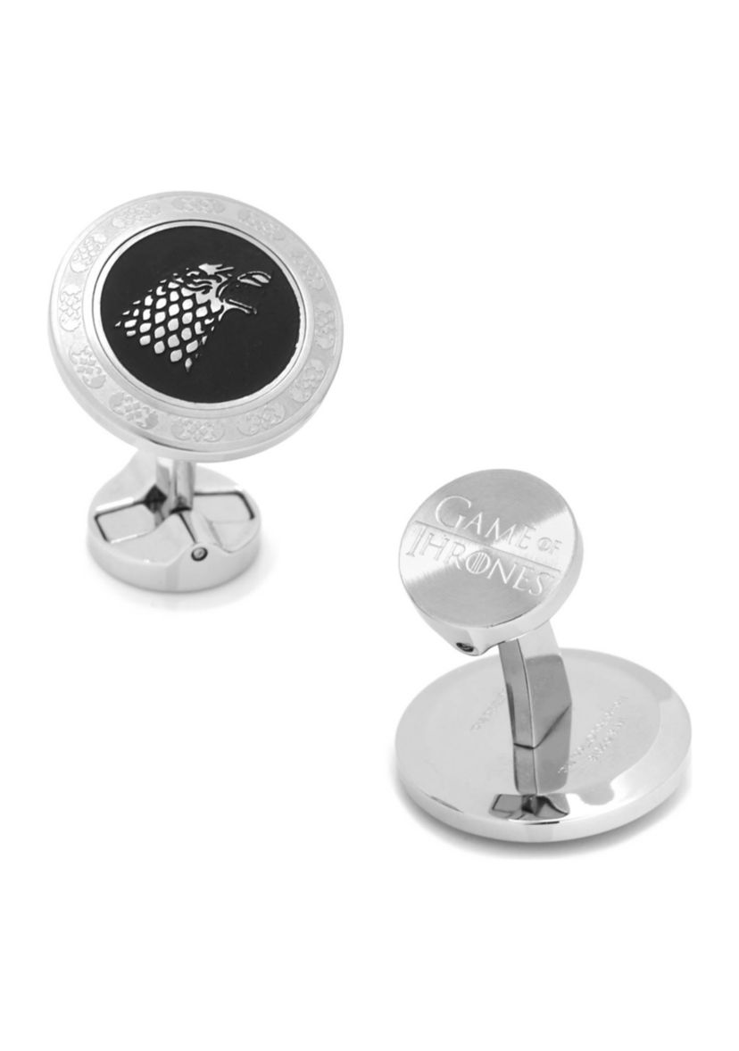 Stark Filigree Stainless Steel Cufflinks