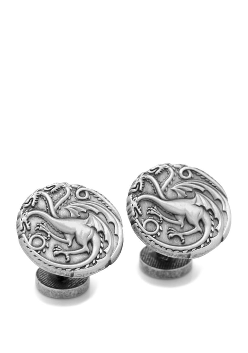 Game of Thrones Targaryen Three Headed Dragon Sigil Cufflinks
