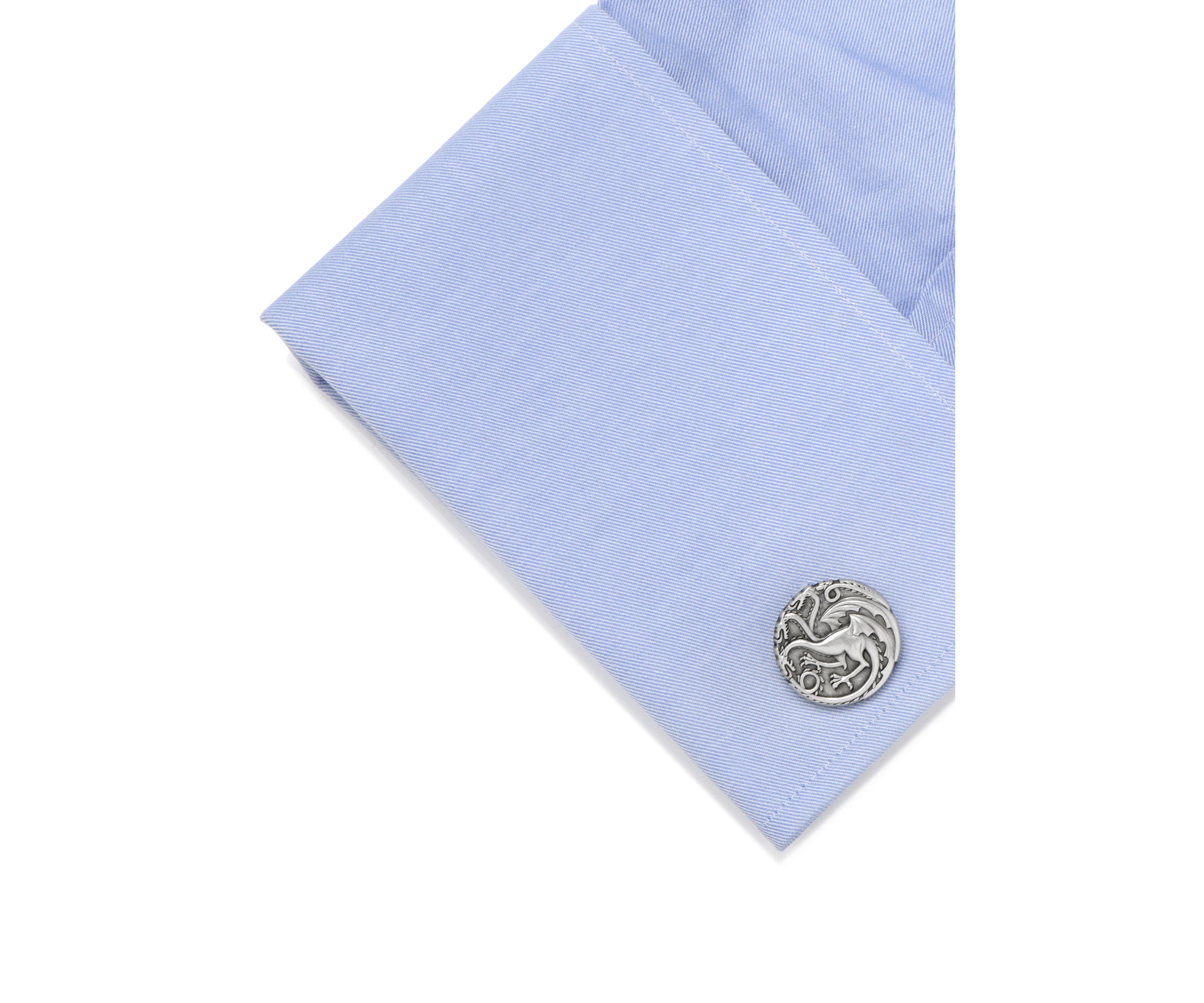 Game of Thrones Targaryen Three Headed Dragon Sigil Cufflinks