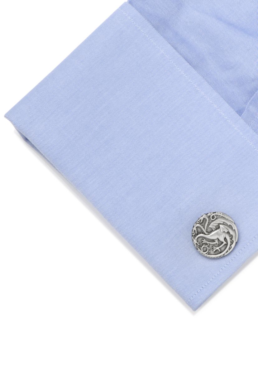 Game of Thrones Targaryen Three Headed Dragon Sigil Cufflinks