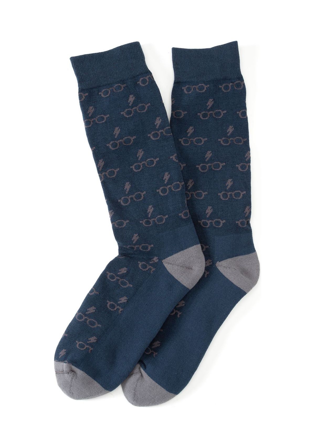 Harry Potter Glasses Navy Mens Socks