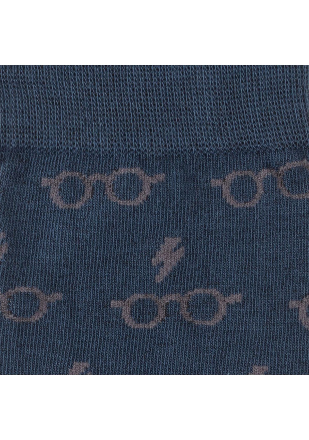 Harry Potter Glasses Navy Mens Socks