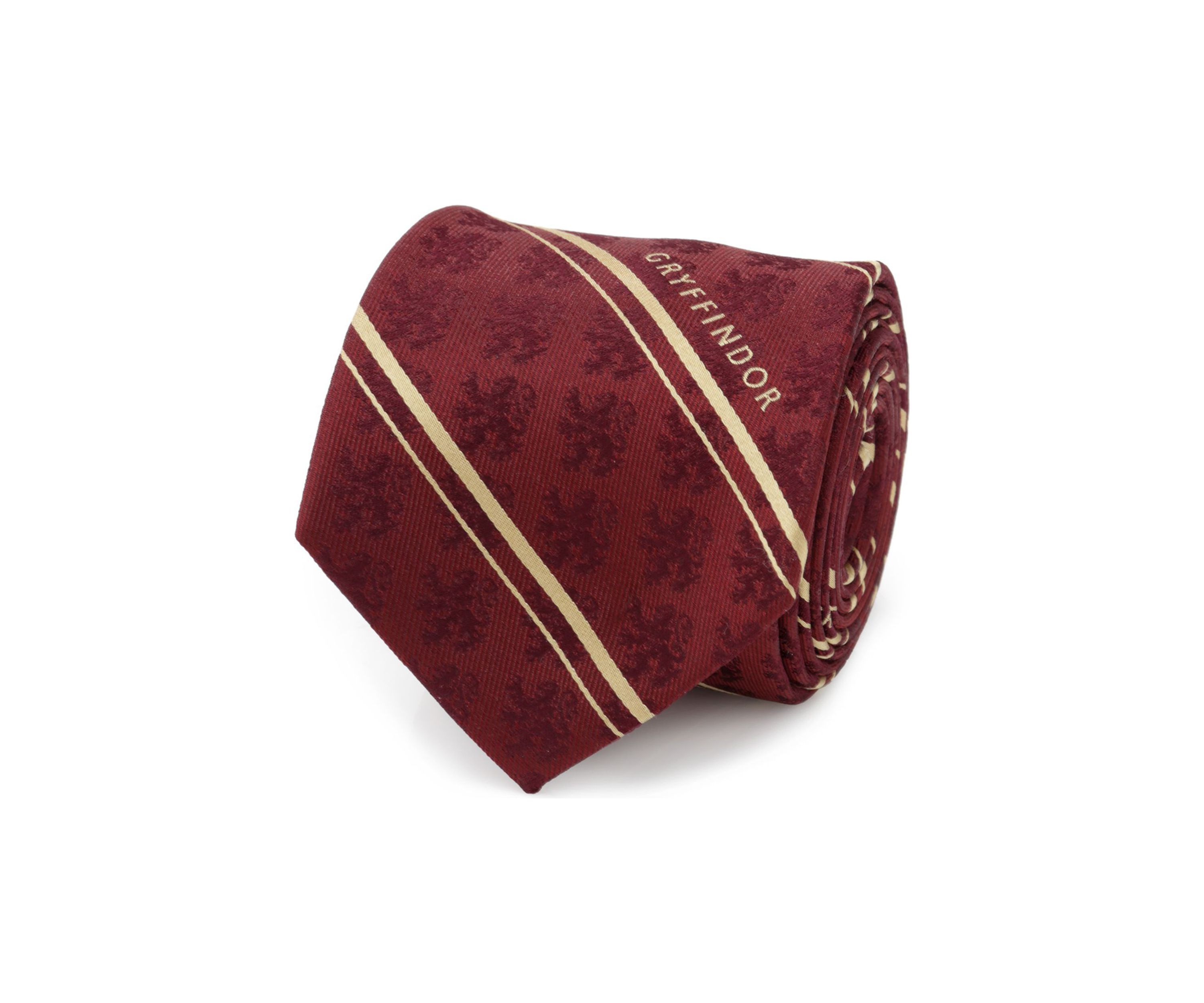 Gryffindor Maroon Stripe Silk Tie