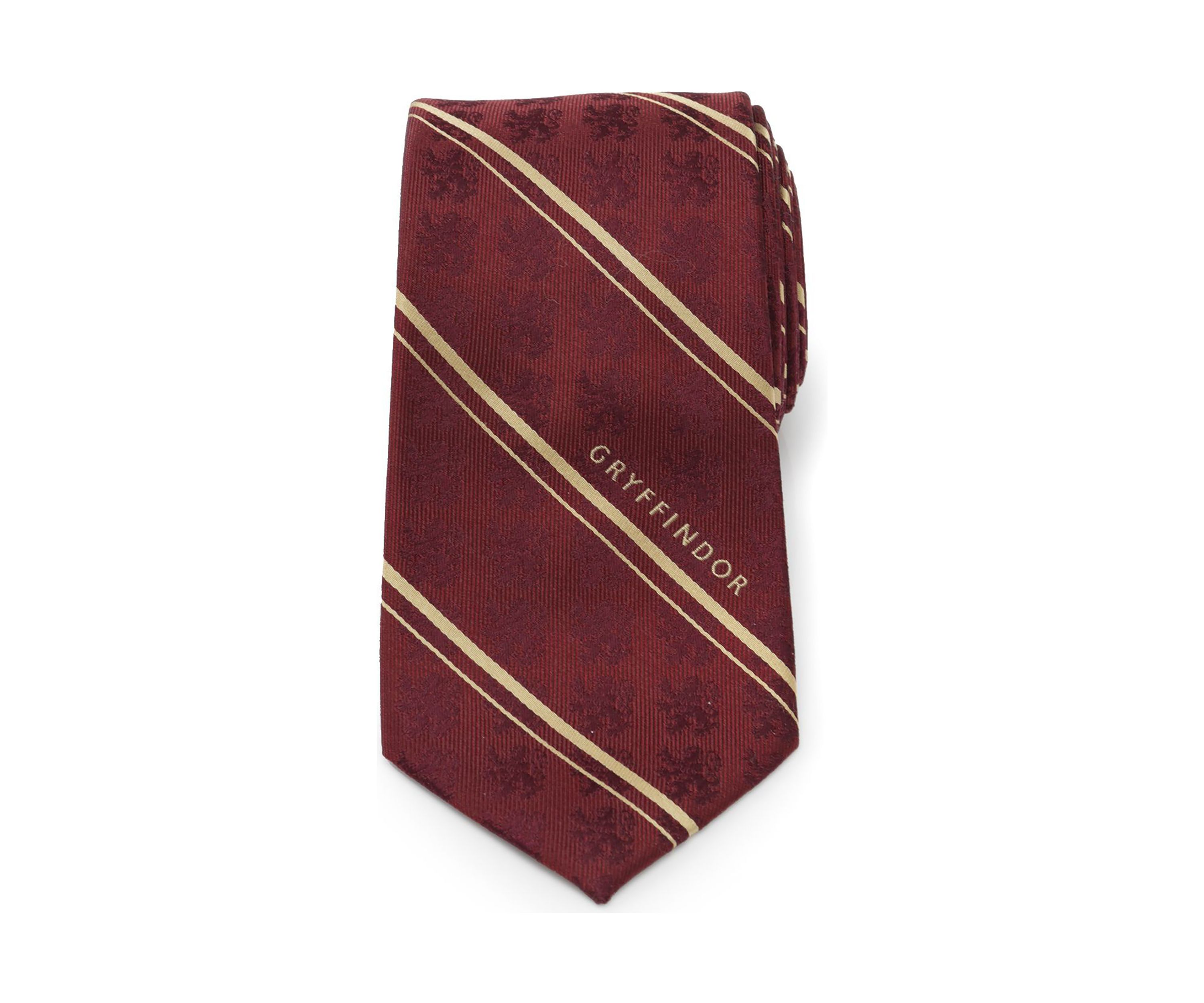 Gryffindor Maroon Stripe Silk Tie