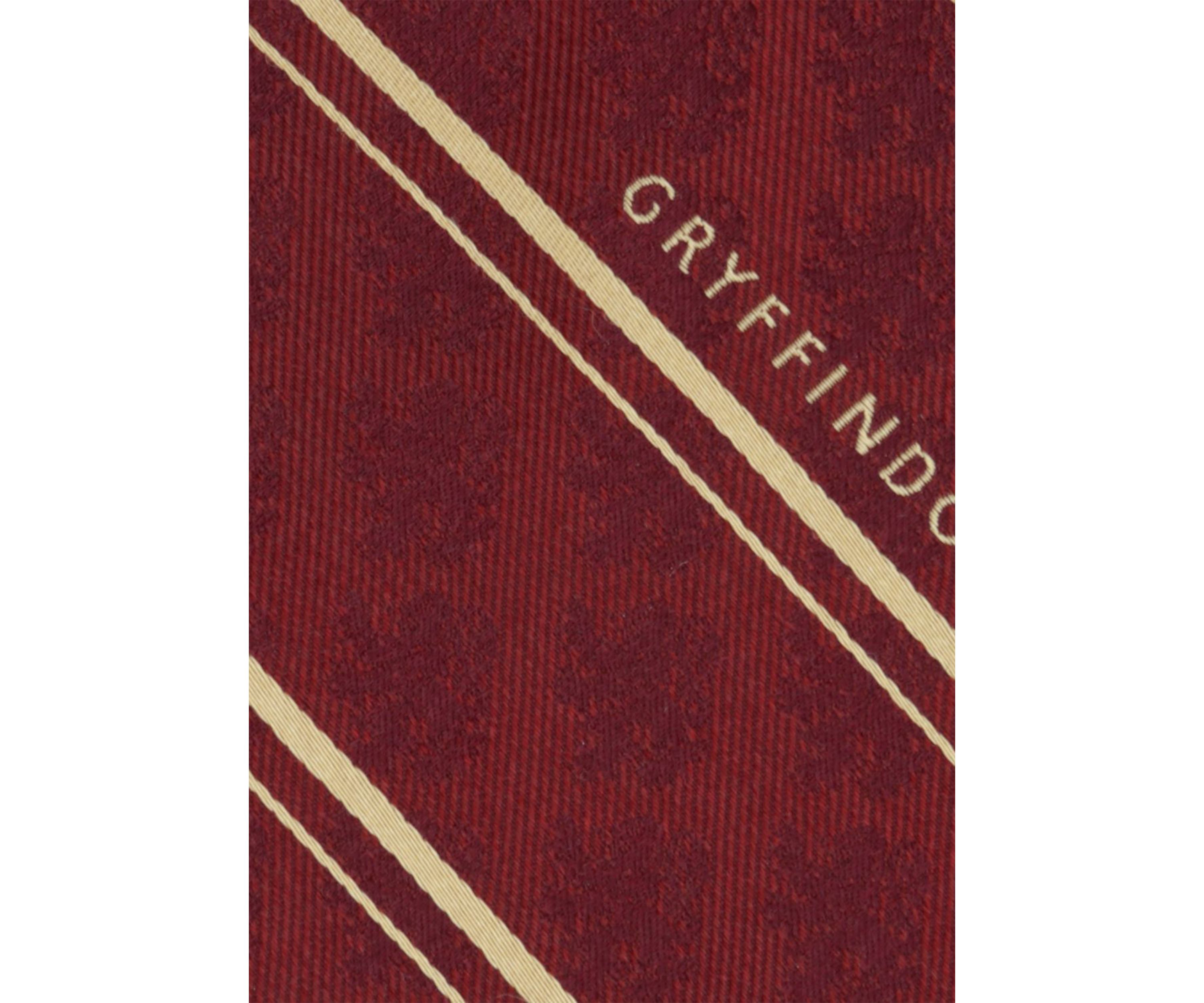 Gryffindor Maroon Stripe Silk Tie