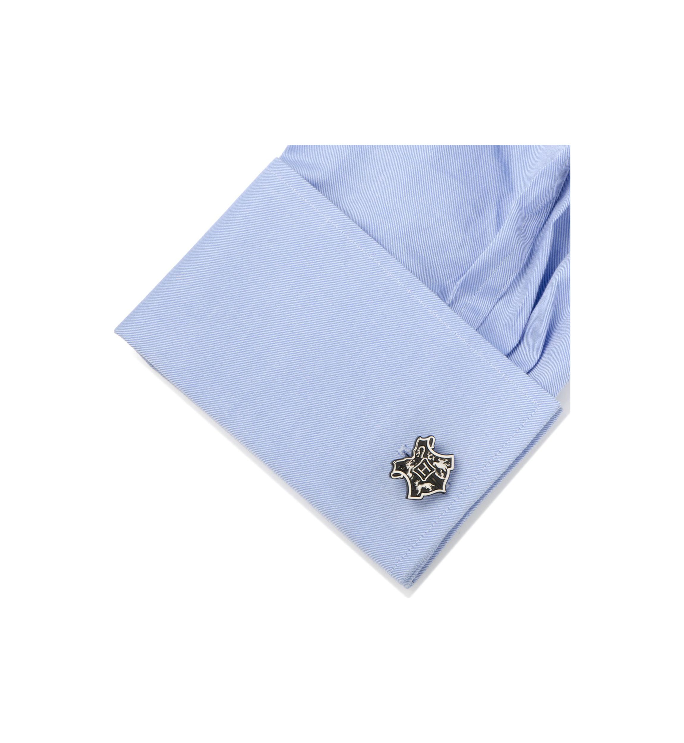 3D Hogwarts Crest Cufflinks