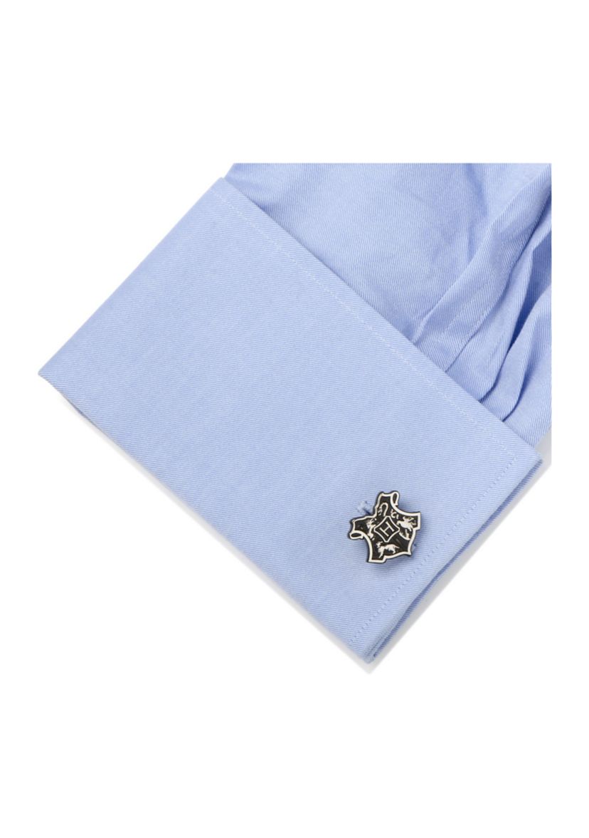 3D Hogwarts Crest Cufflinks