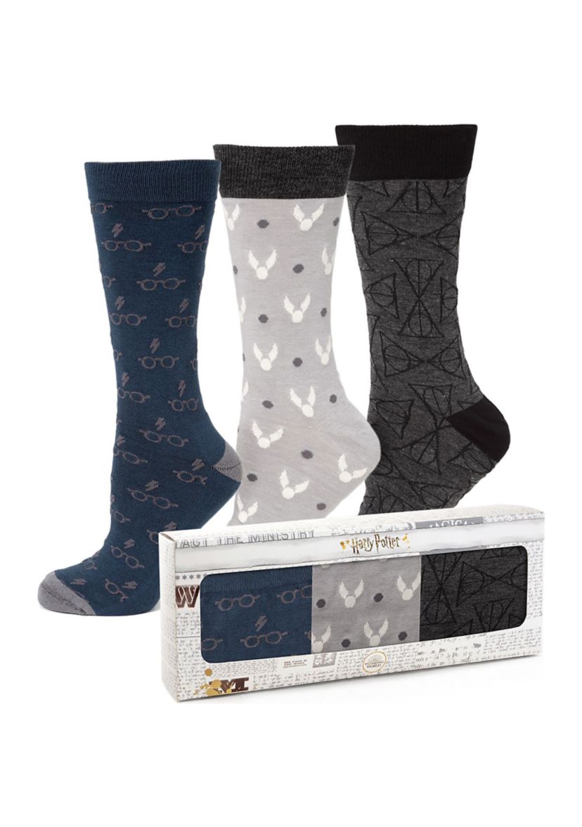 Harry Potter 3 Pack Sock Gift Set