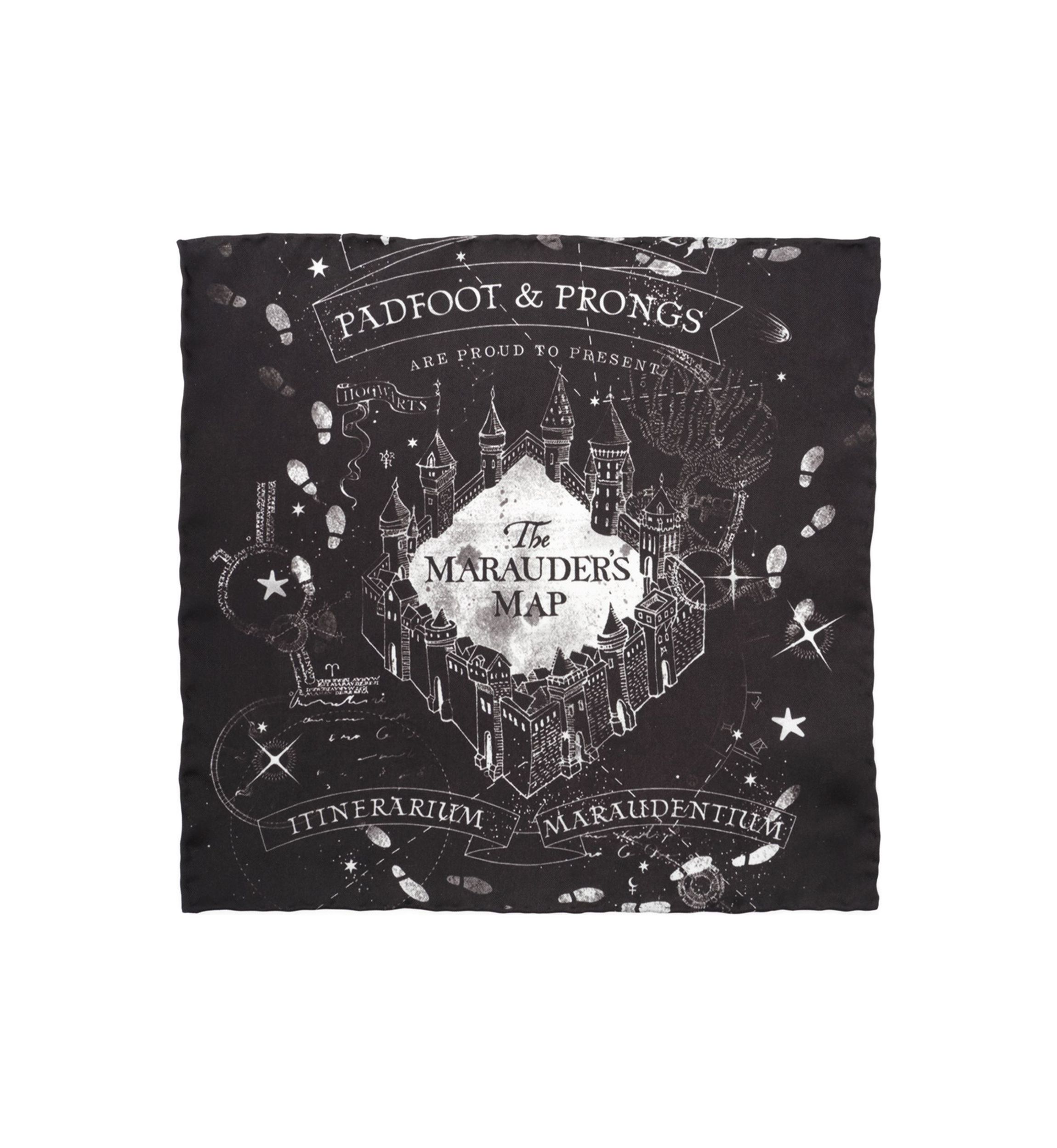 Marauders Map Pocket Square