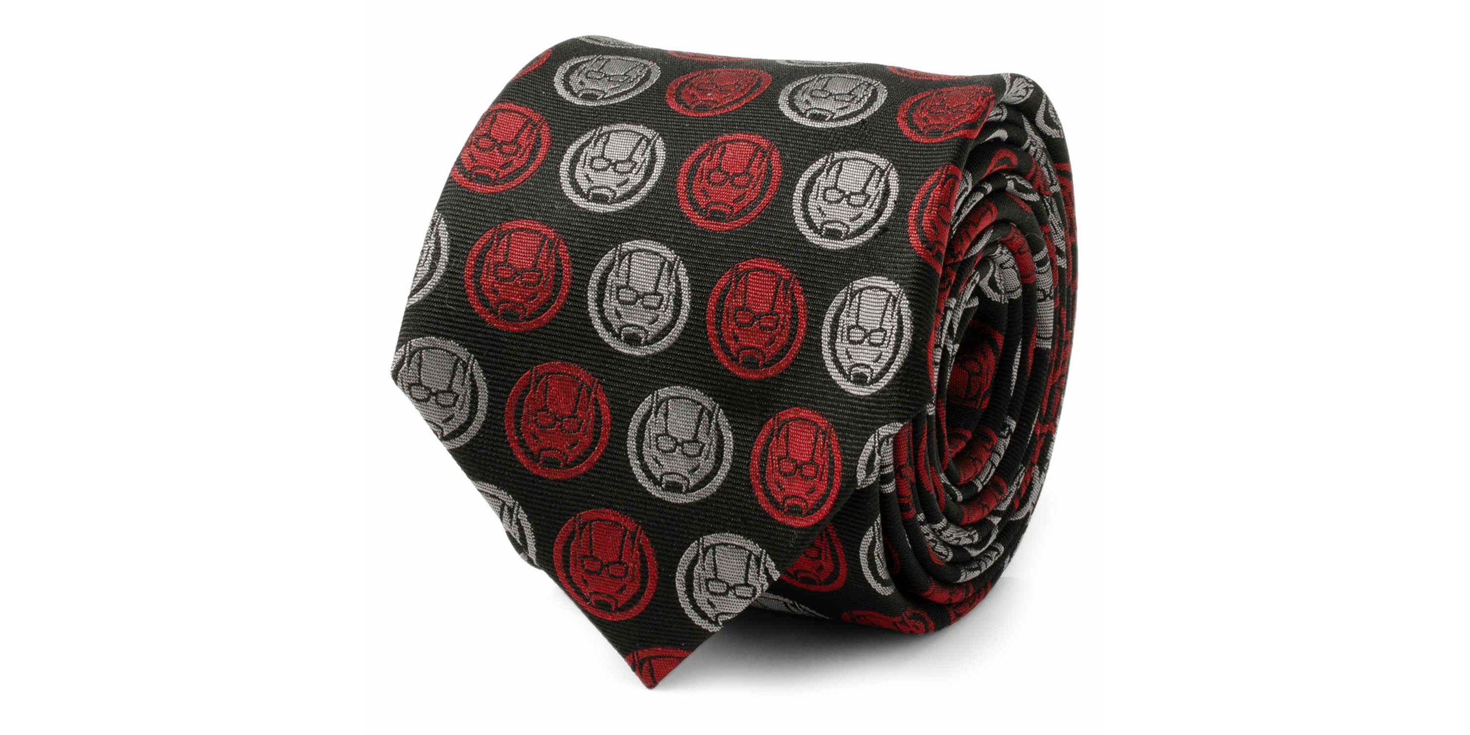 Ant-man Red/Gray Charcoal Tie