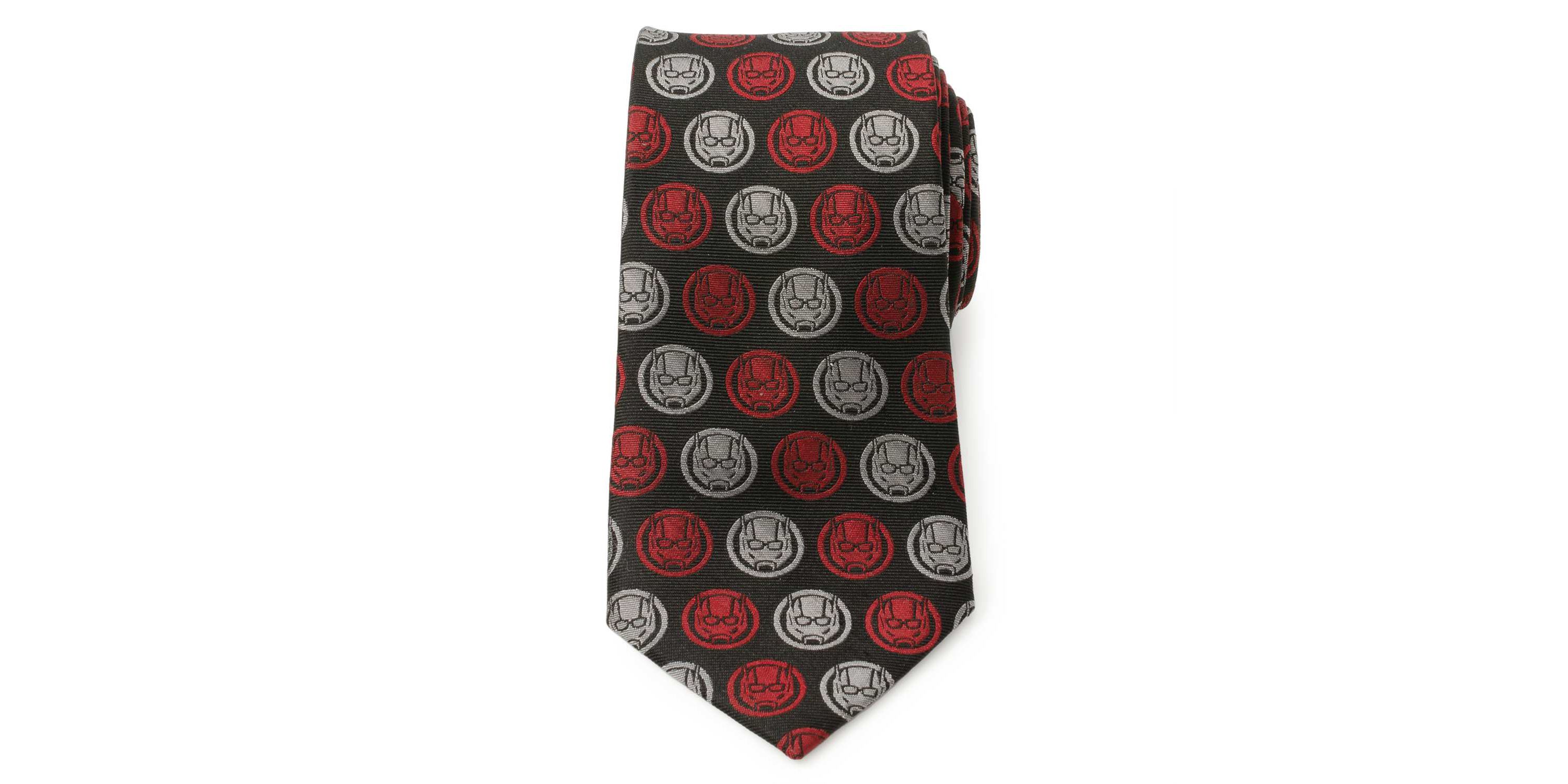 Ant-man Red/Gray Charcoal Tie