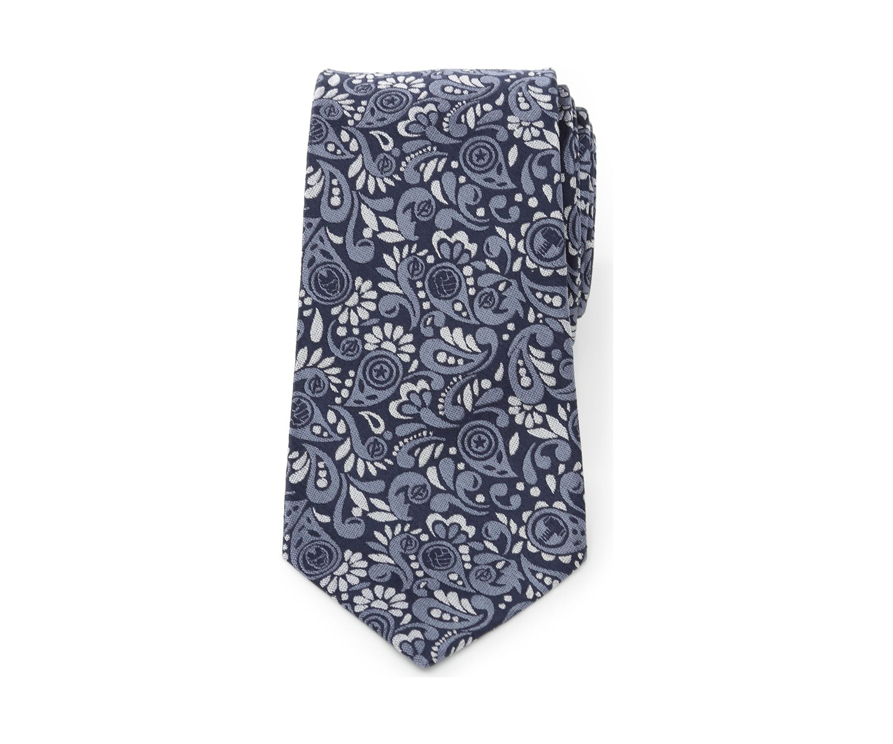 Avengers Paisley Icons Navy Tie