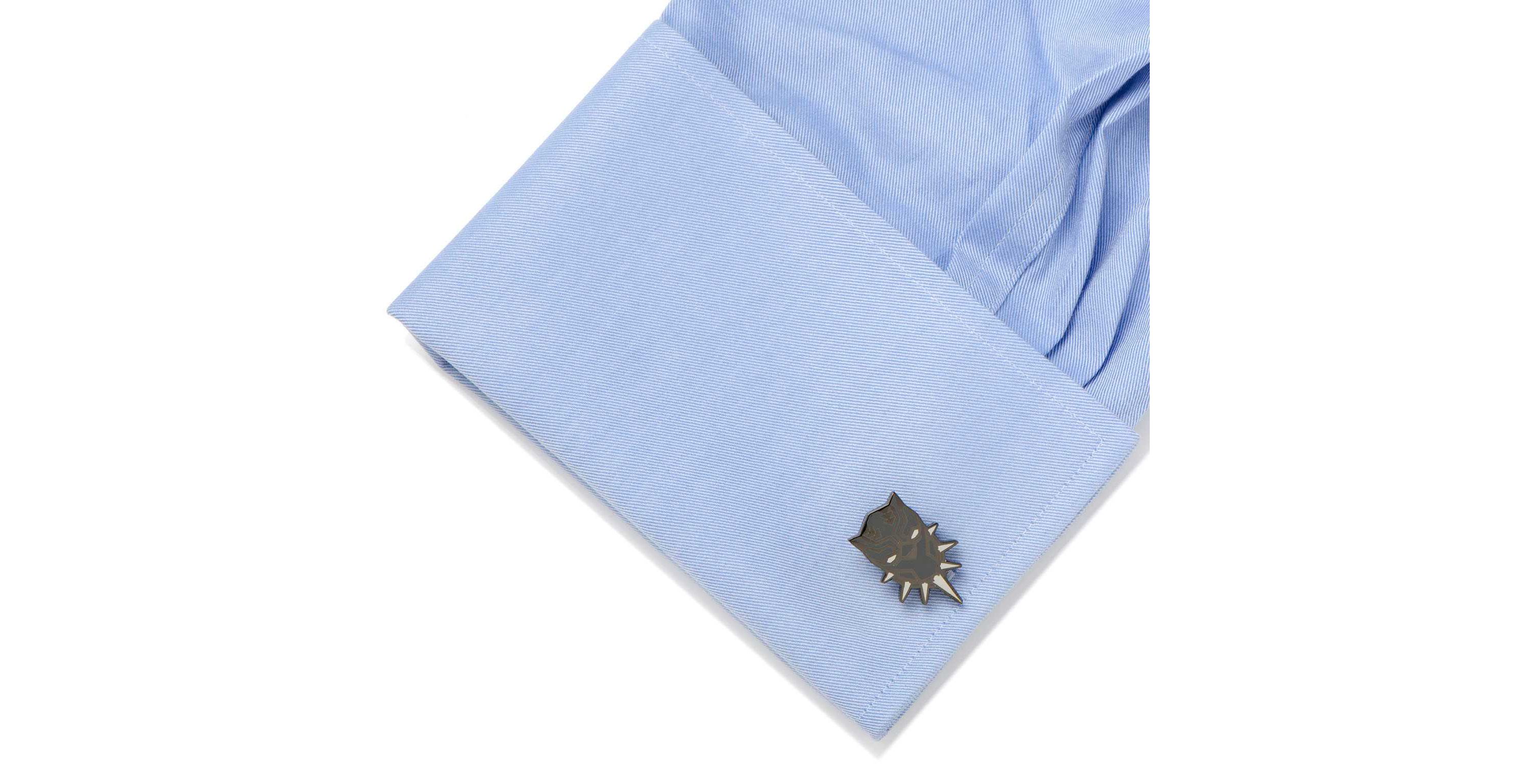 Black Panther Cufflinks and Tie Bar Gift Set