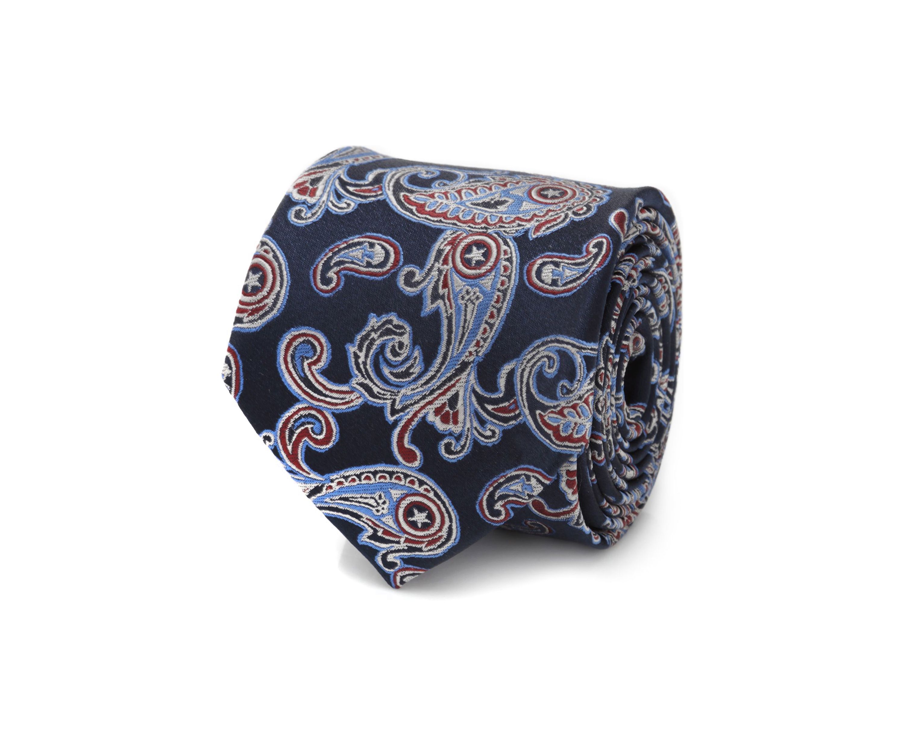 Captain America Paisley Tie