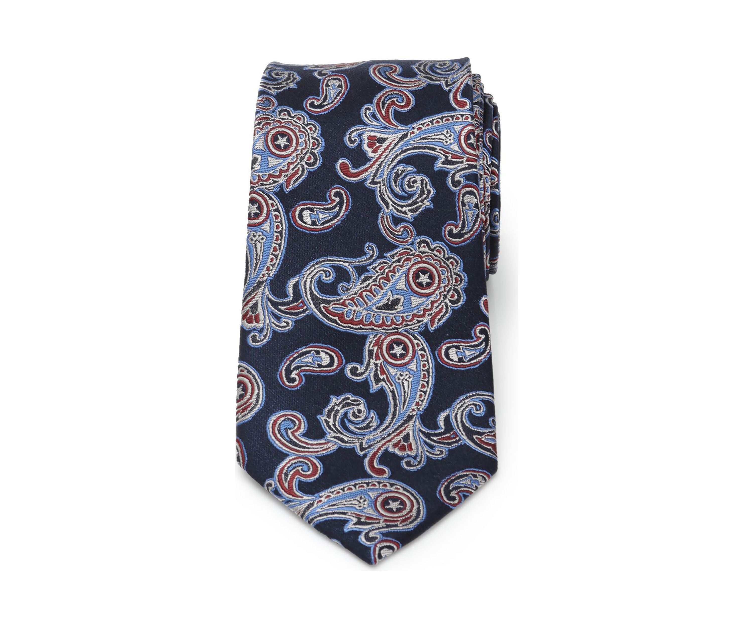 Captain America Paisley Tie
