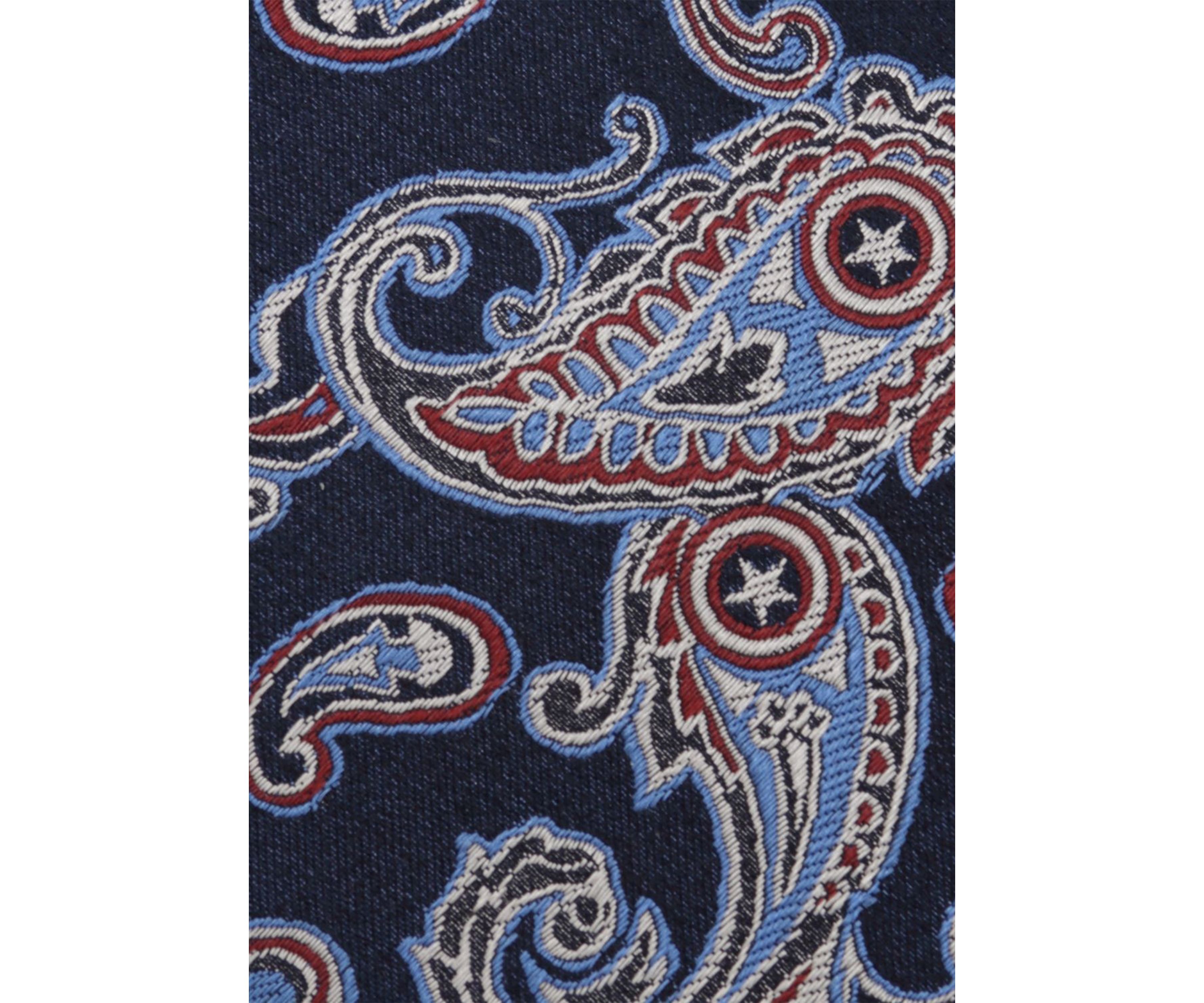 Captain America Paisley Tie