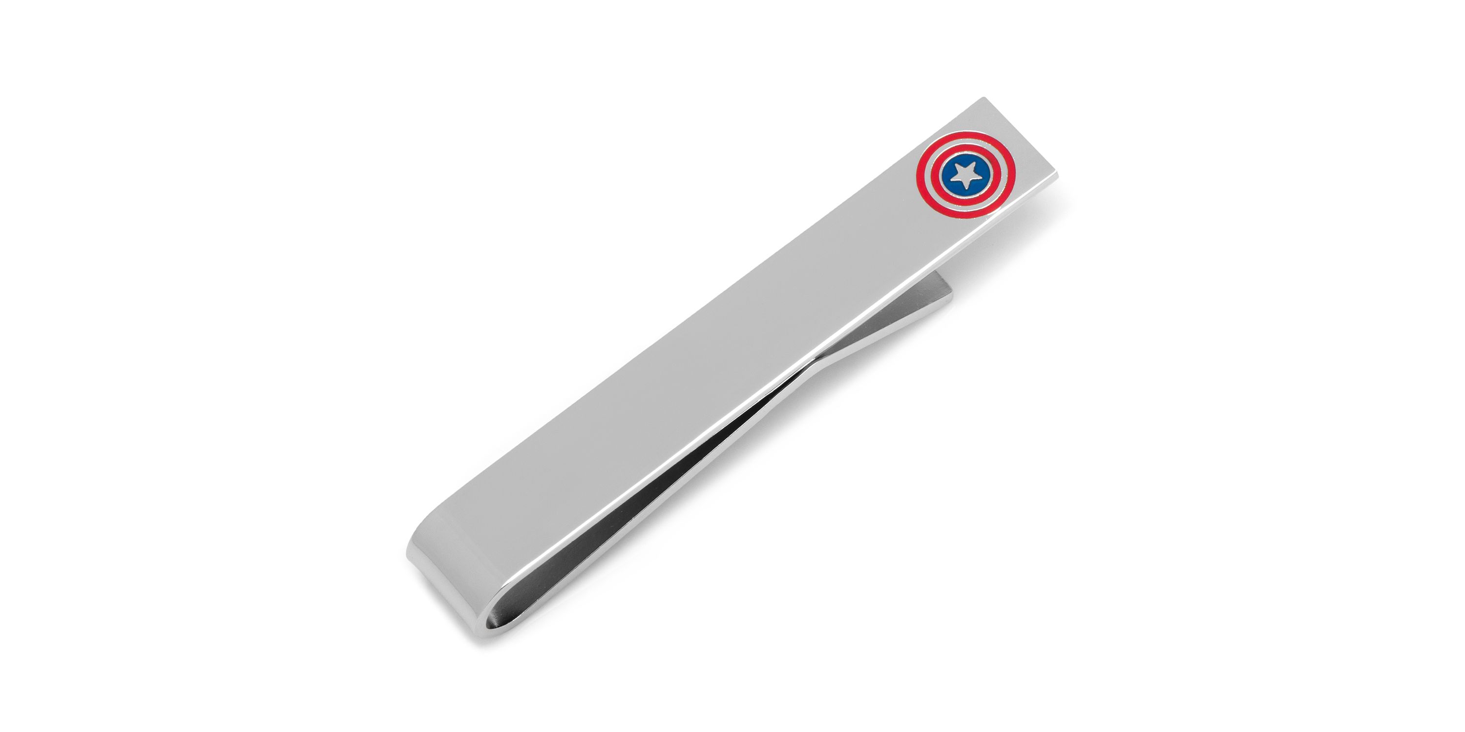 Captain America Cufflinks and Tie Bar Gift Set