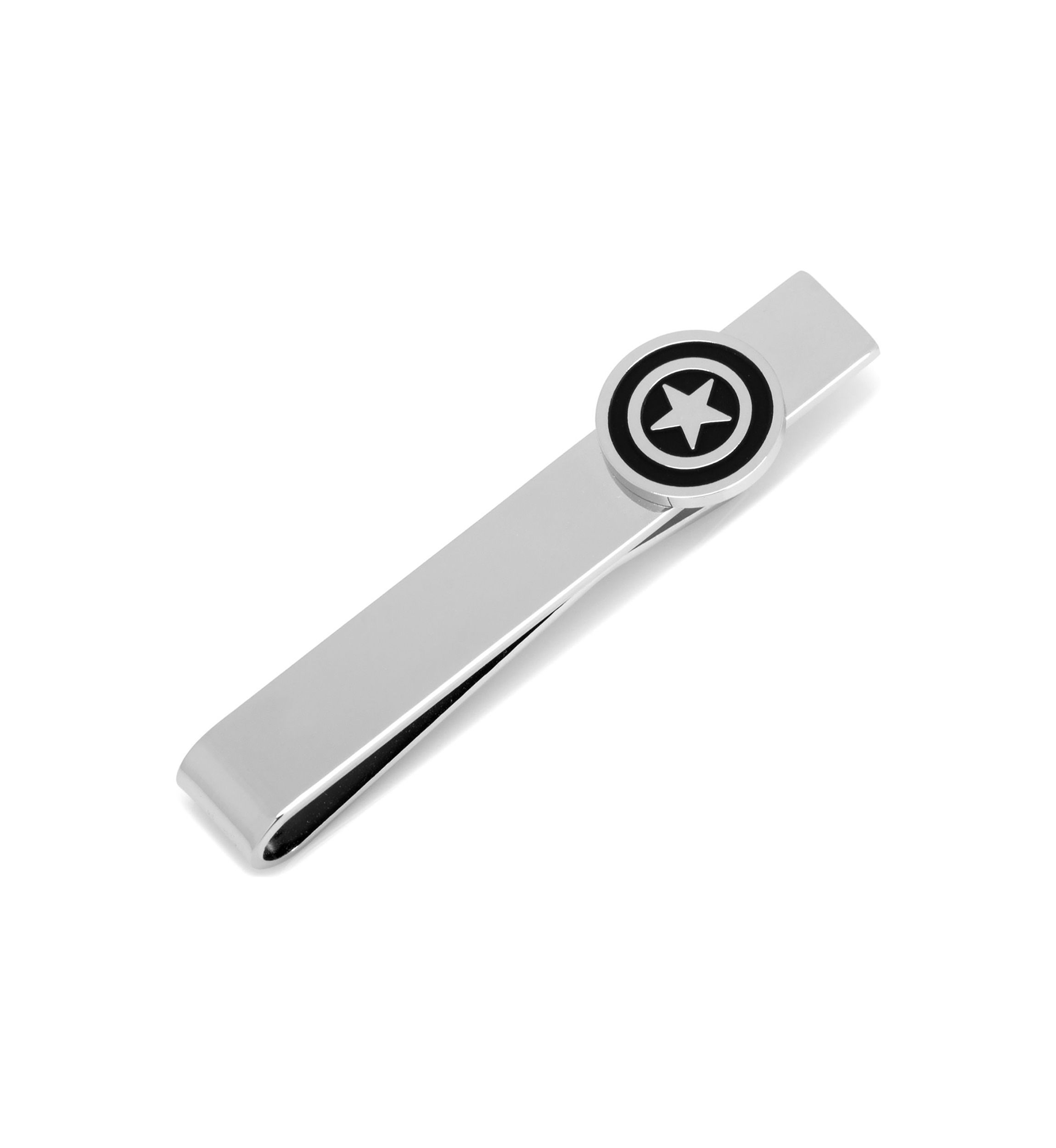 Captain America Silver Tie Bar