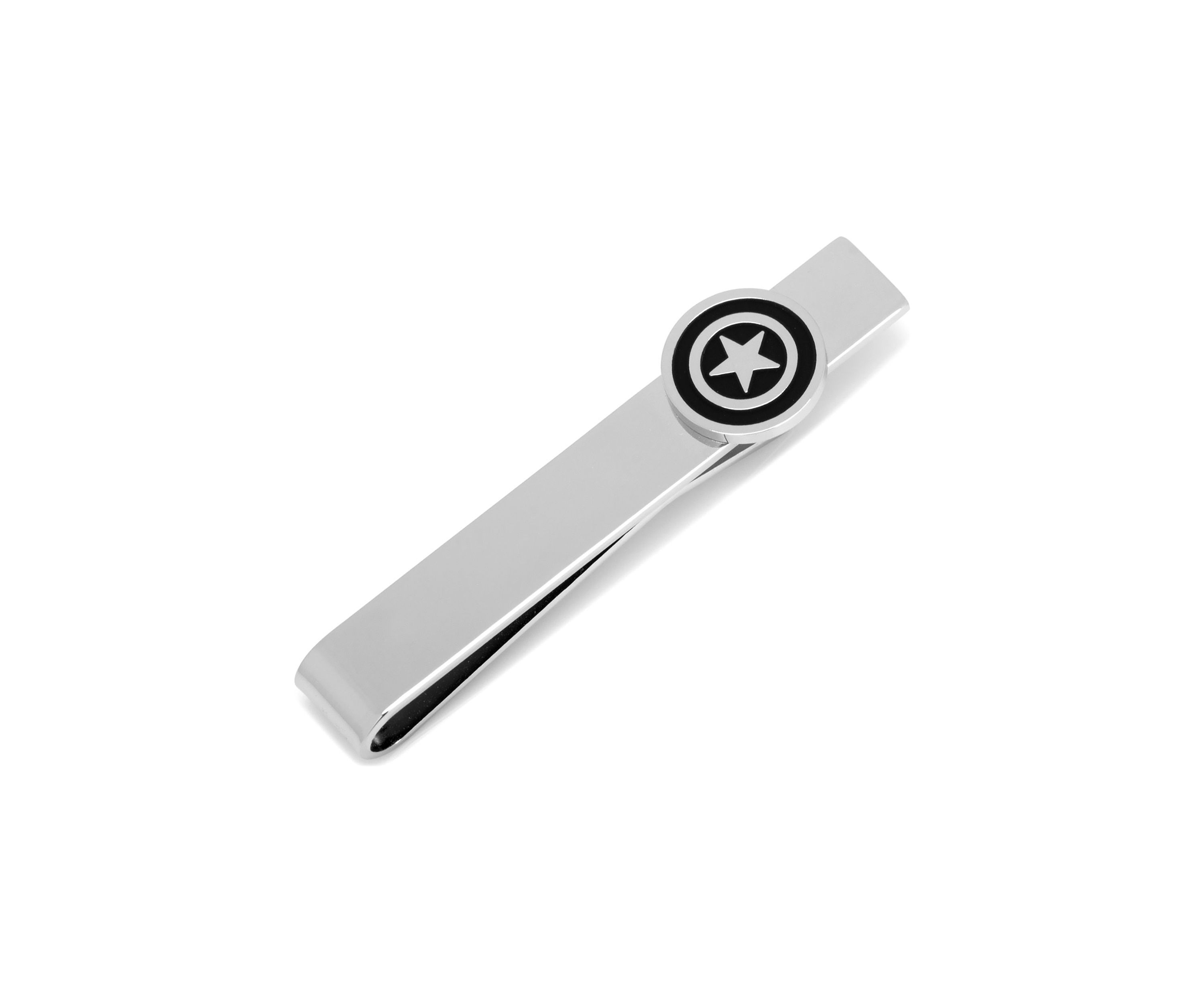 Captain America Silver Tie Bar