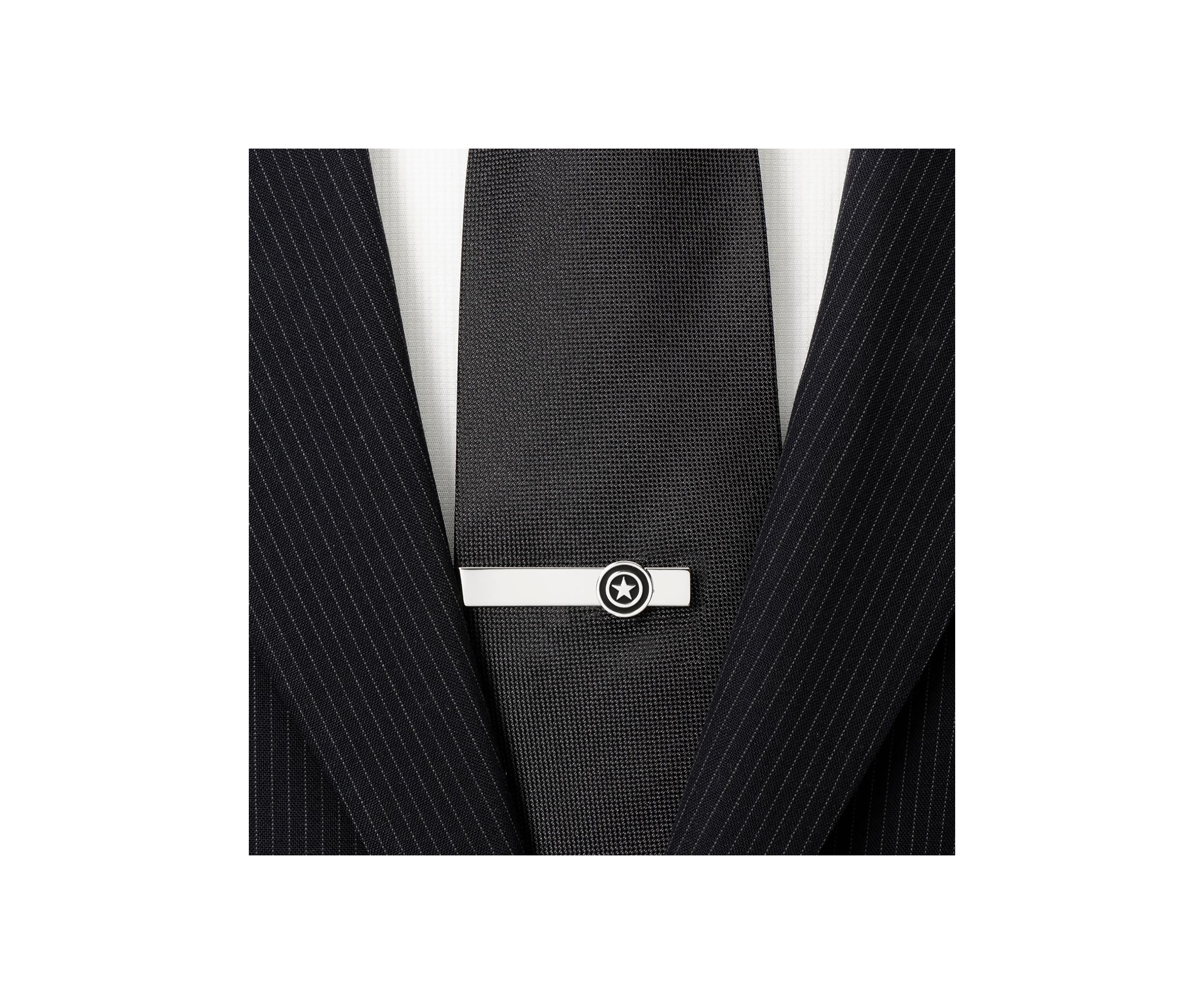 Captain America Silver Tie Bar