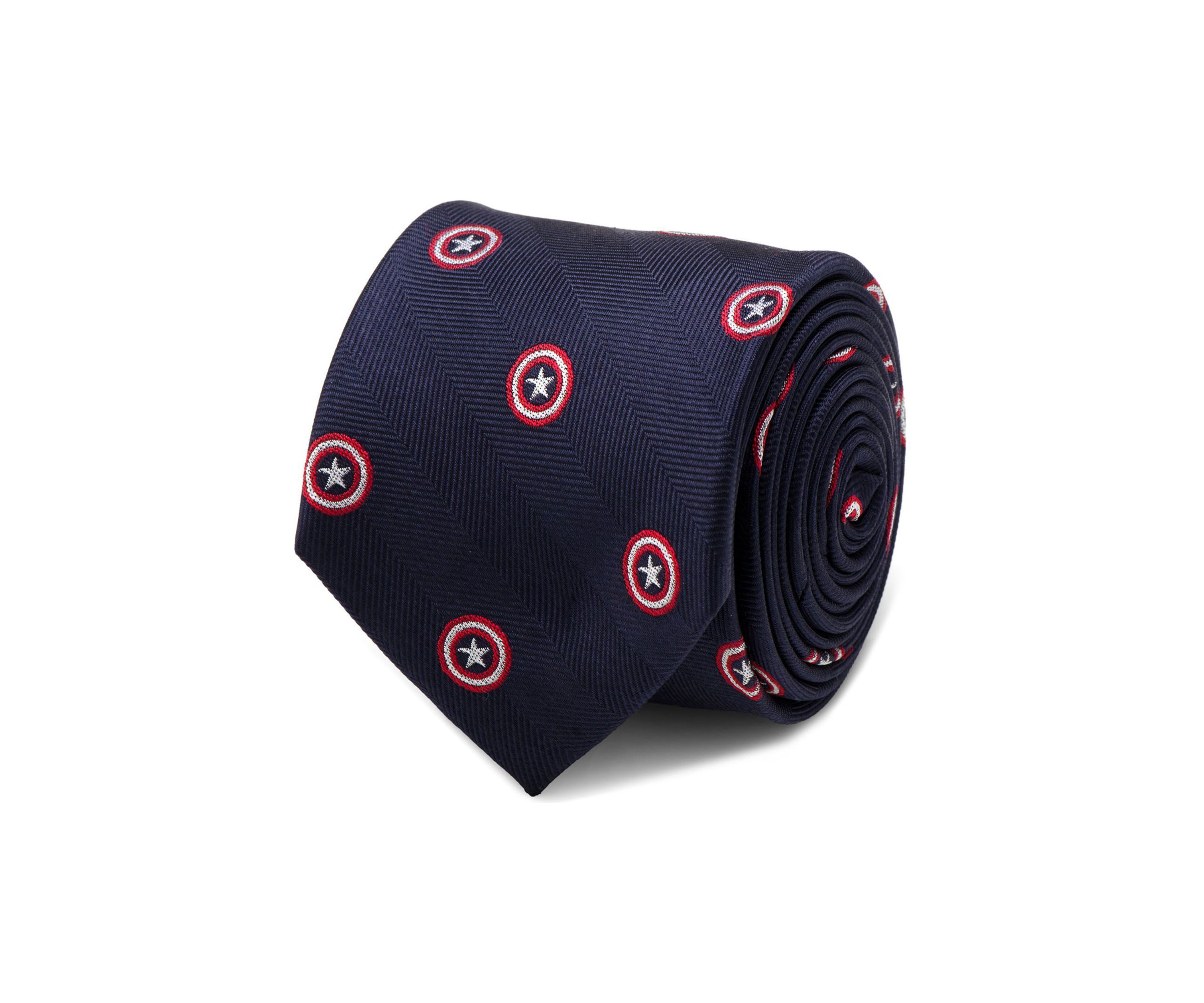 Captain America Navy Tie