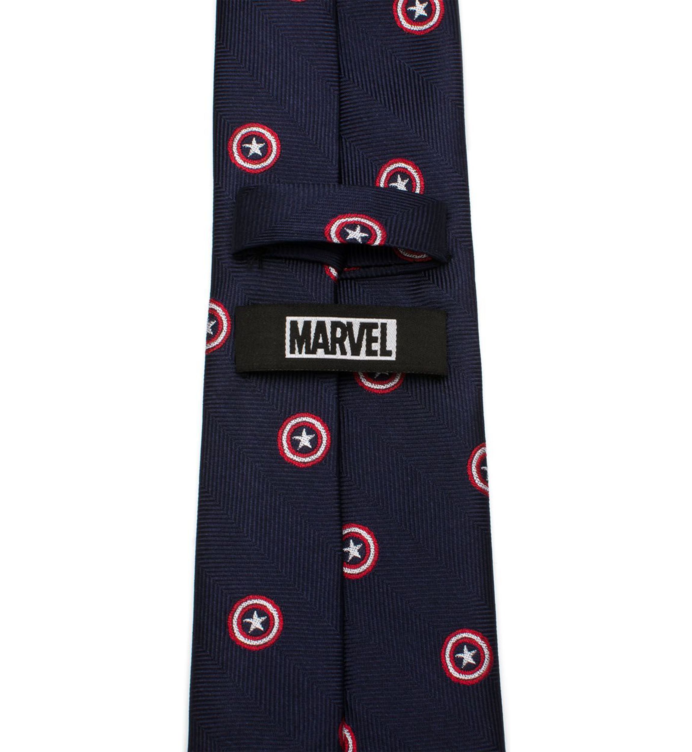 Captain America Navy Tie