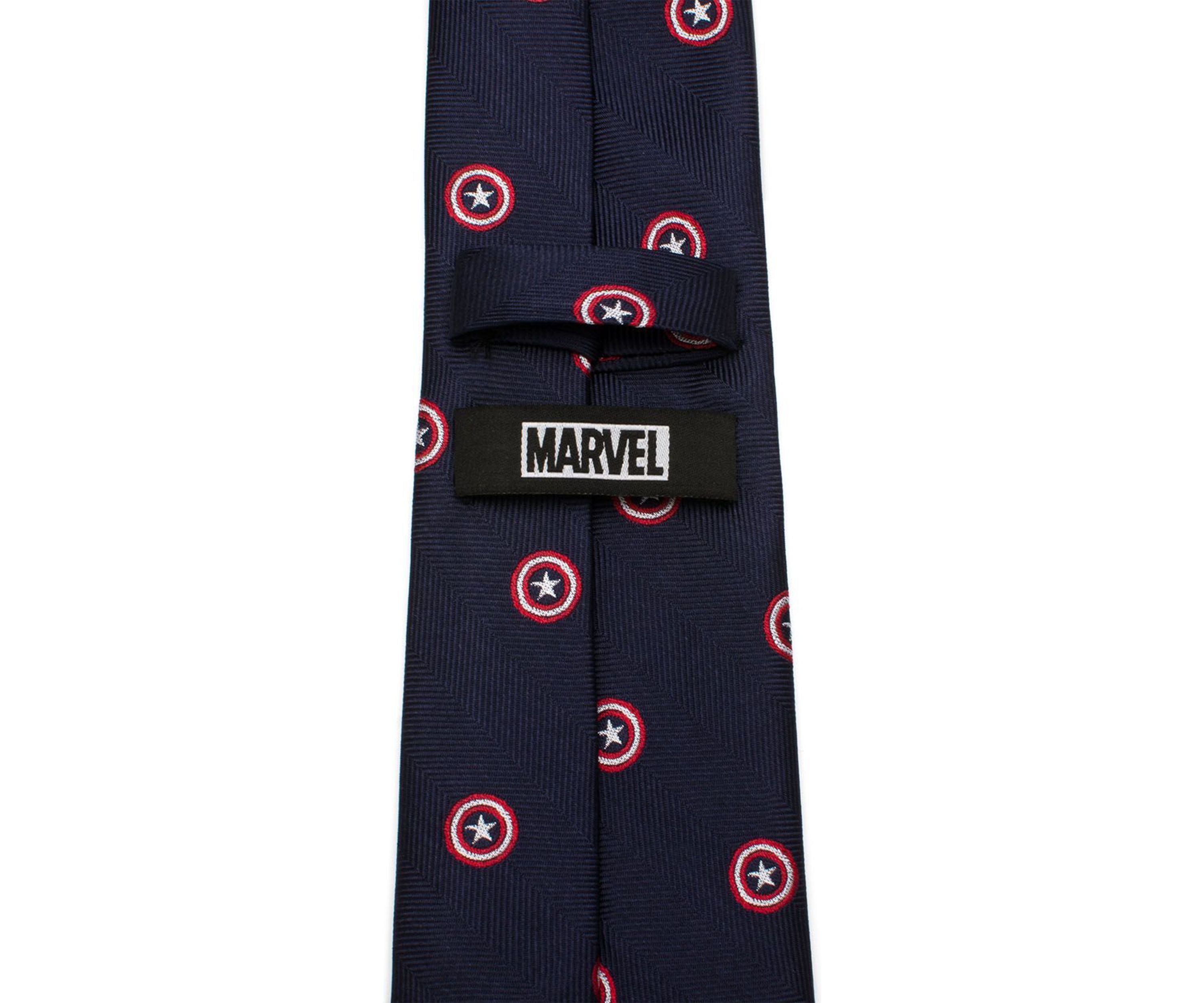 Captain America Navy Tie