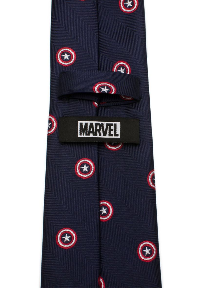 Captain America Navy Tie