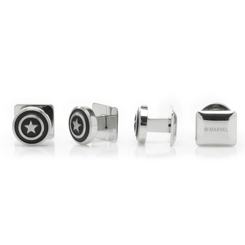 Captain America Shield Stainless Steel Studs