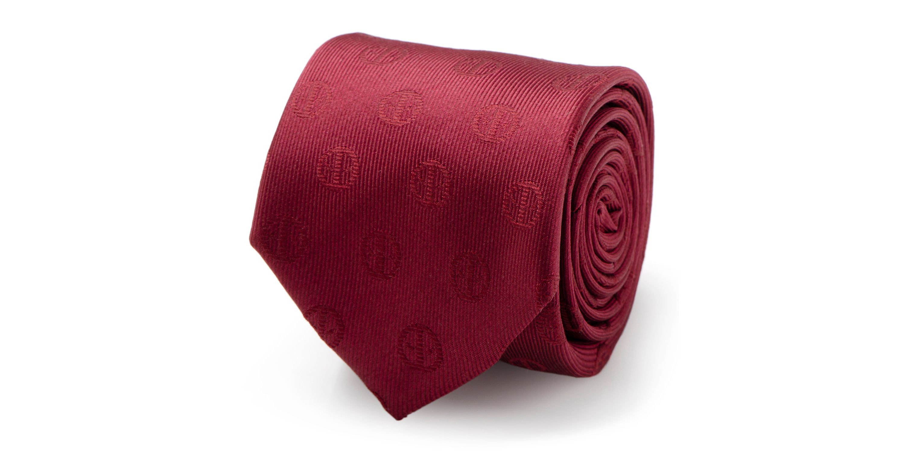 Deadpool Maroon Tie