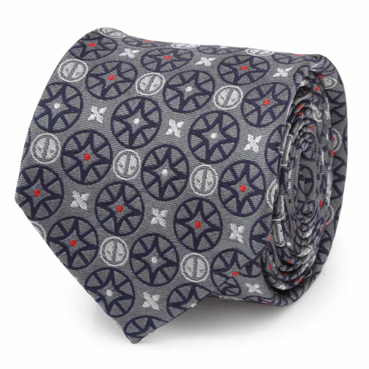Deadpool Gray Mens Tie