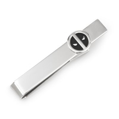 Deadpool Silver Mask Tie Bar