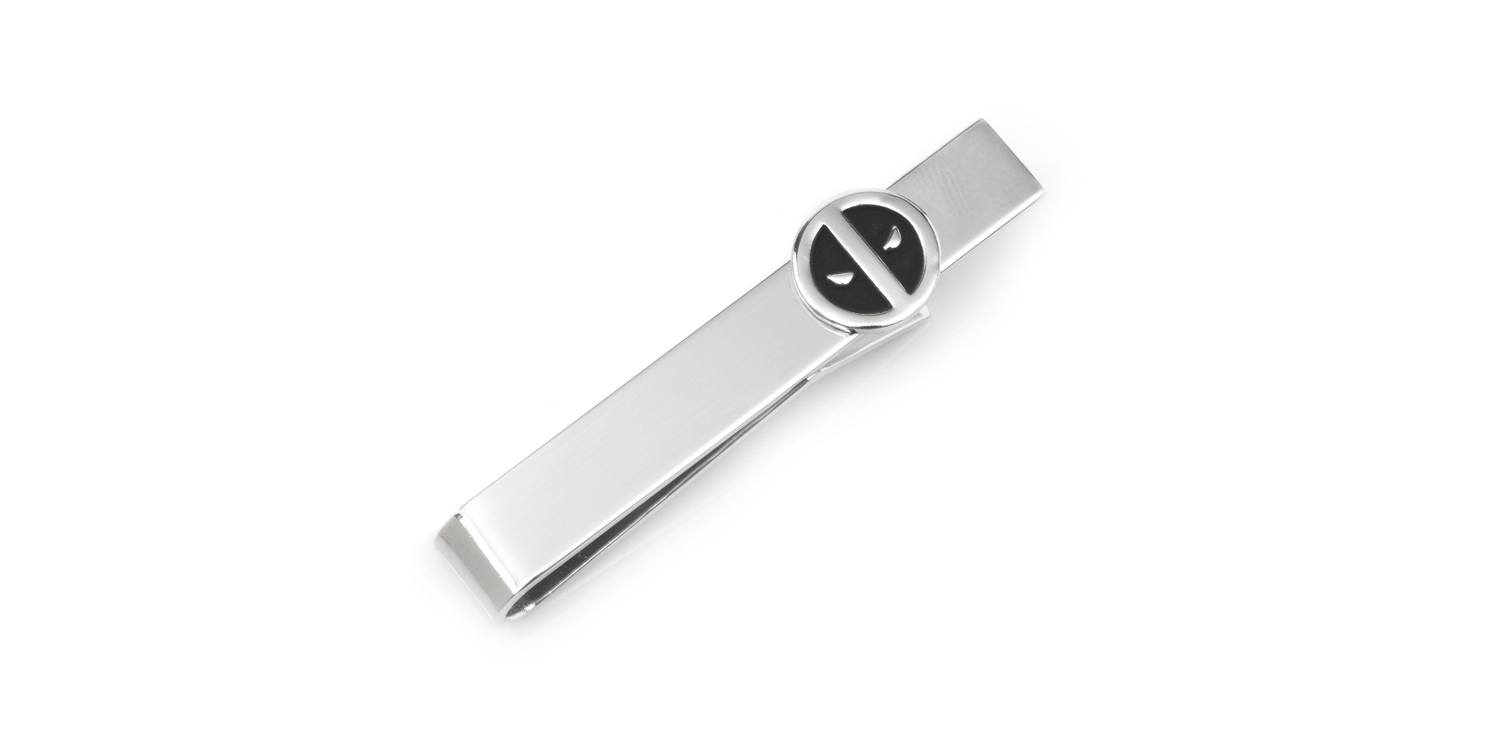Deadpool Silver Mask Tie Bar