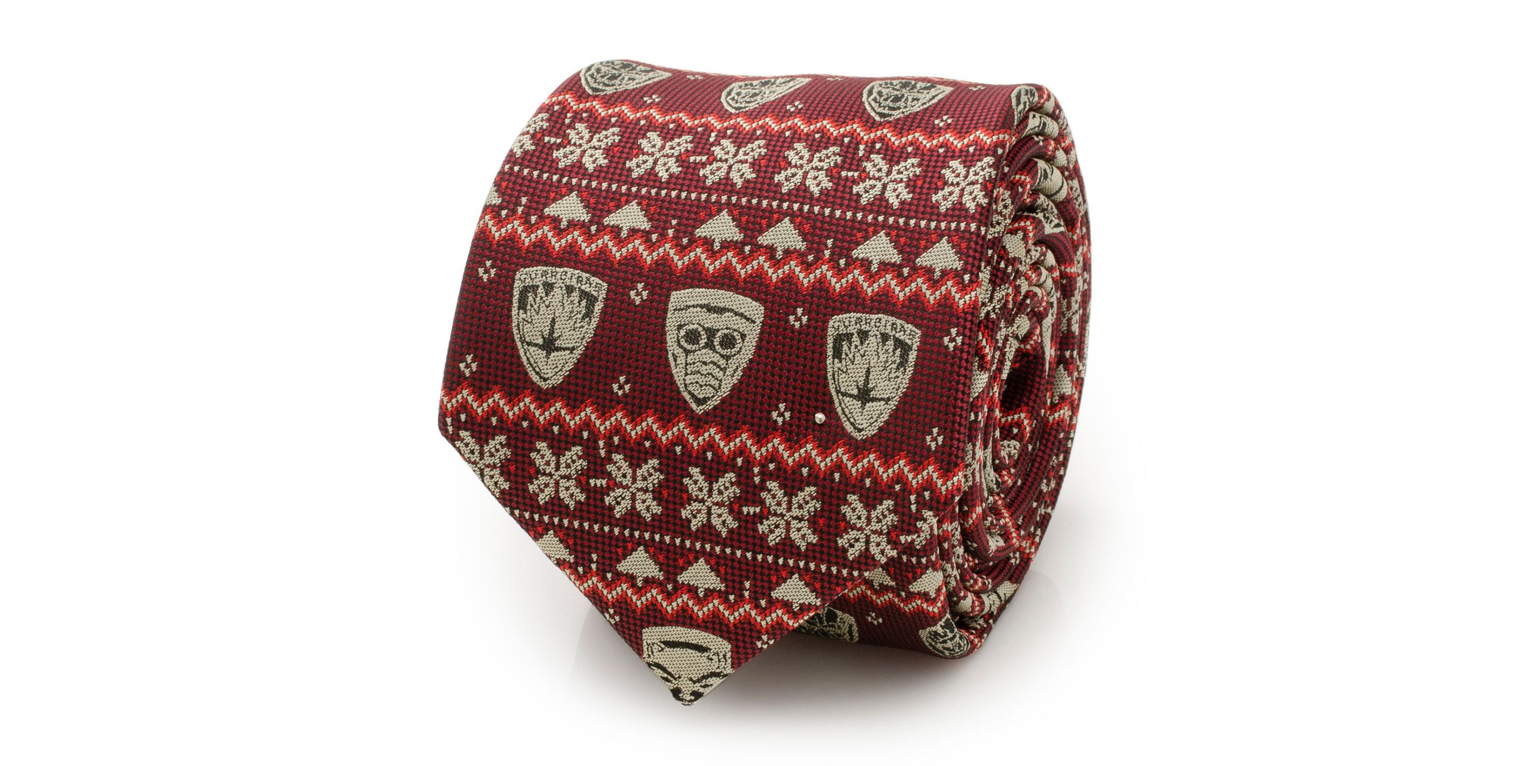 Guardians of the Galaxy Fair Isle Red  Tie