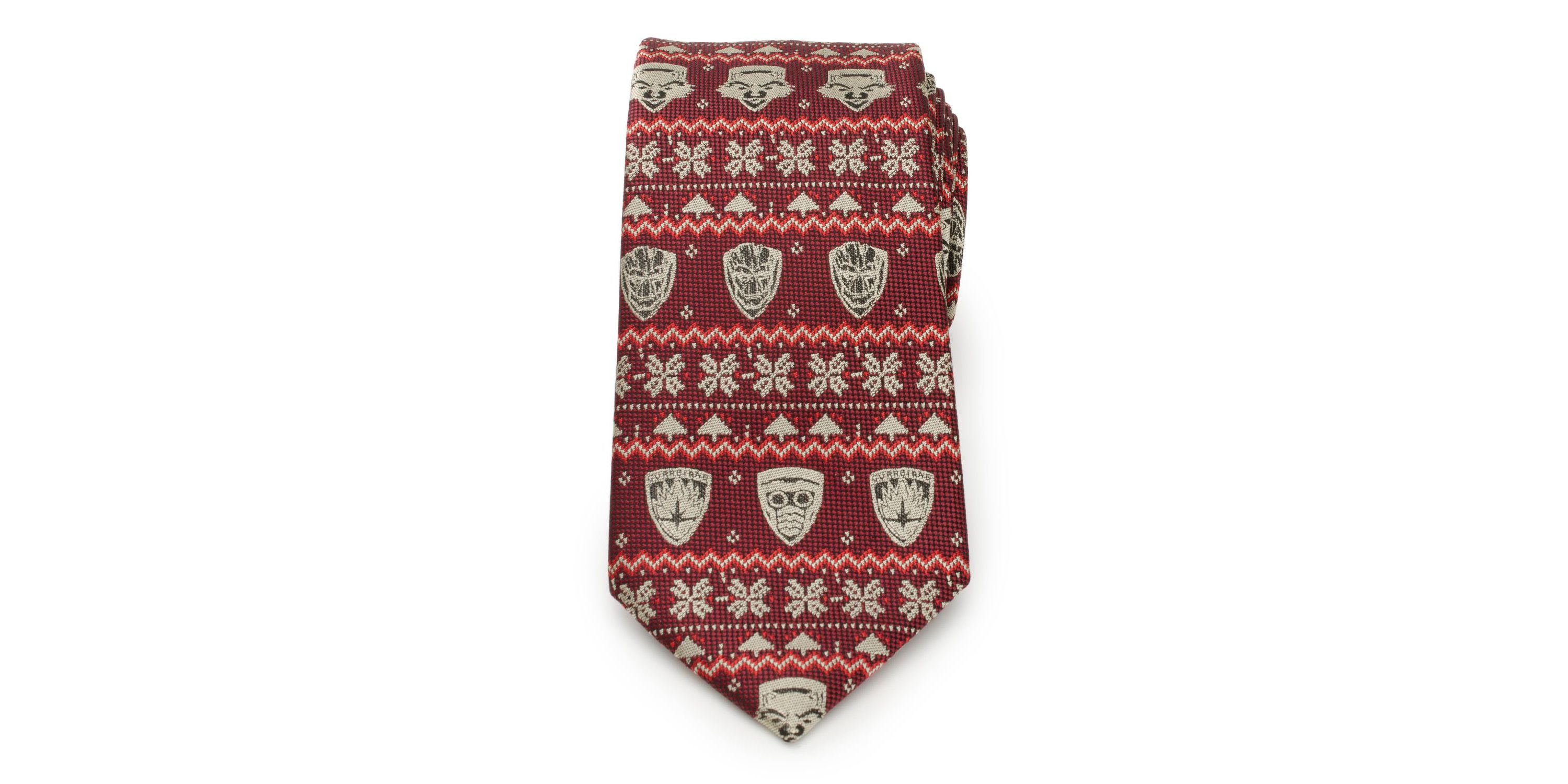 Guardians of the Galaxy Fair Isle Red  Tie