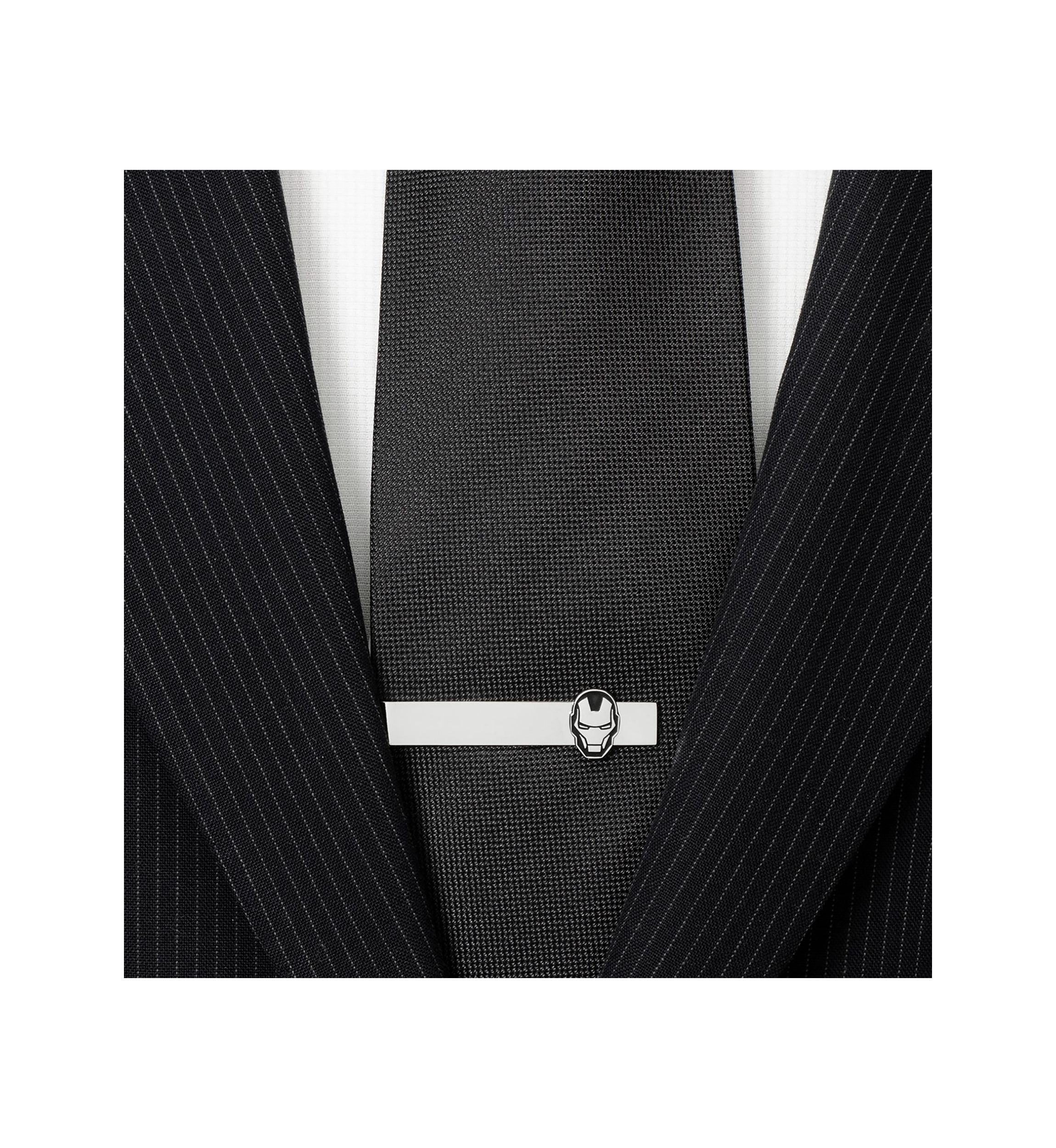Iron Man Silver Tie Bar