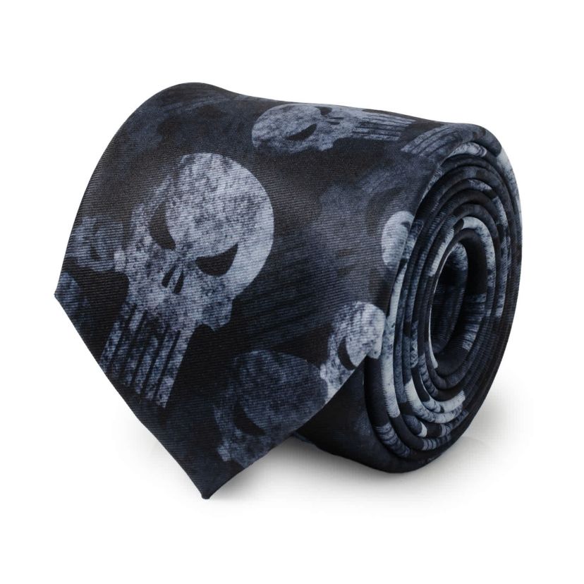 Punisher Dark Teal Mens Tie
