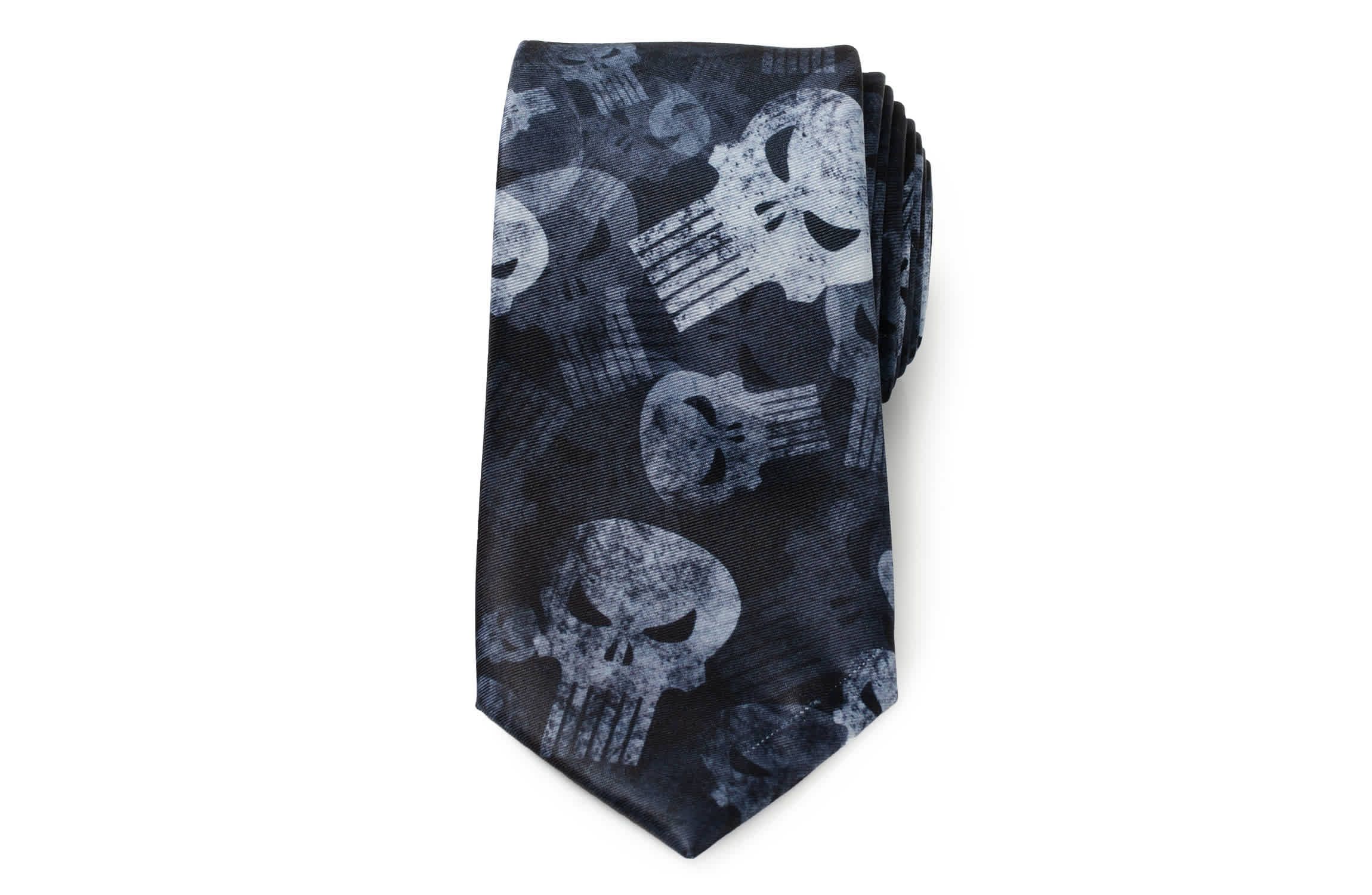 Punisher Dark Teal Mens Tie